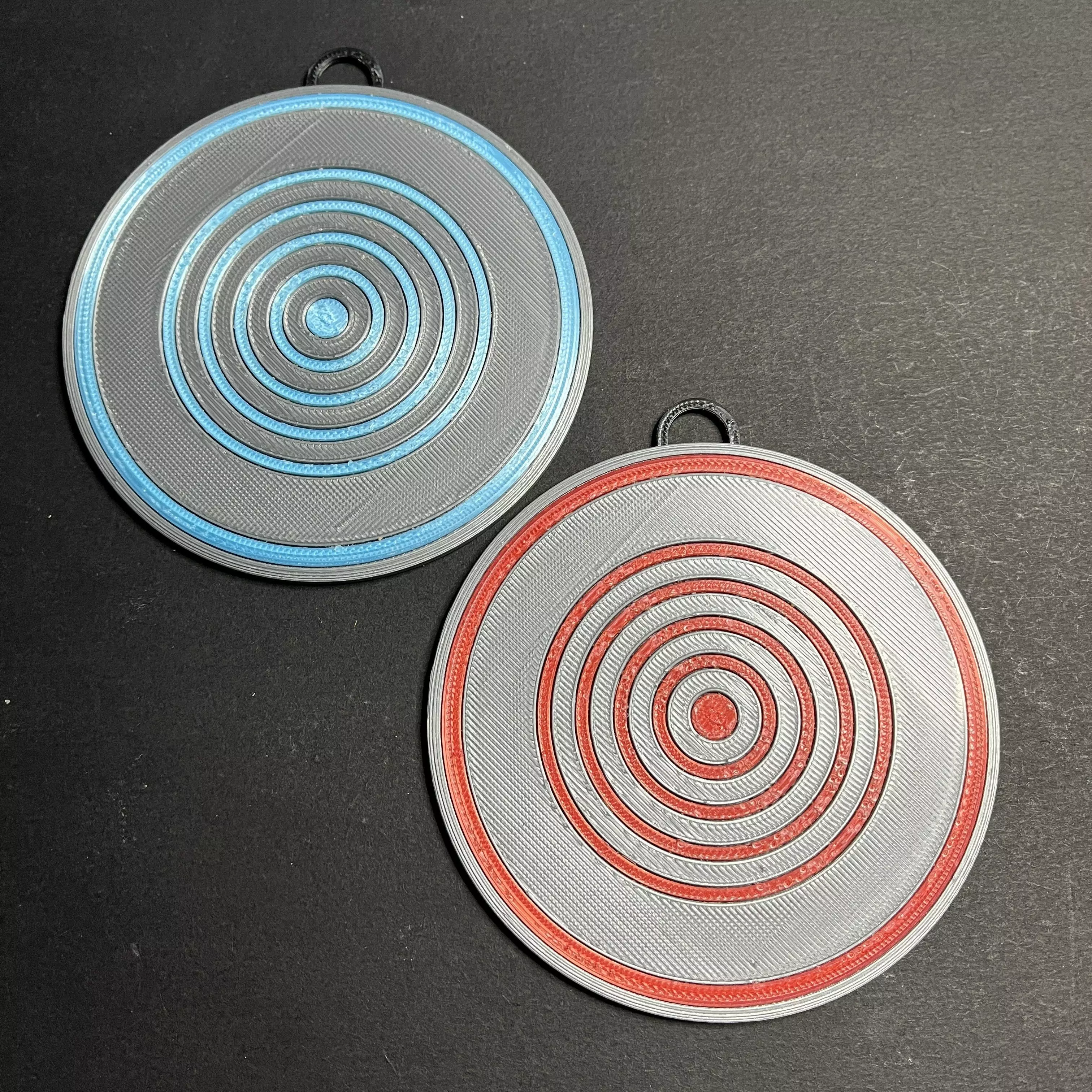 1982 Tron Disc Christmas Tree Ornament 3D print model_11