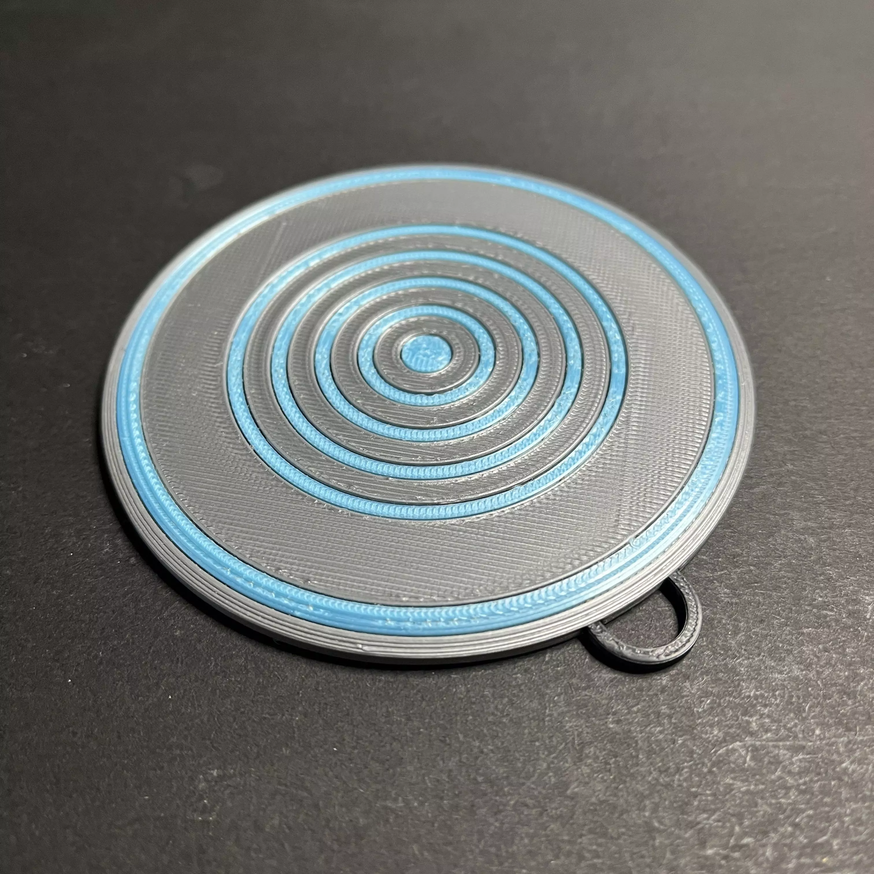 1982 Tron Disc Christmas Tree Ornament 3D print model_3