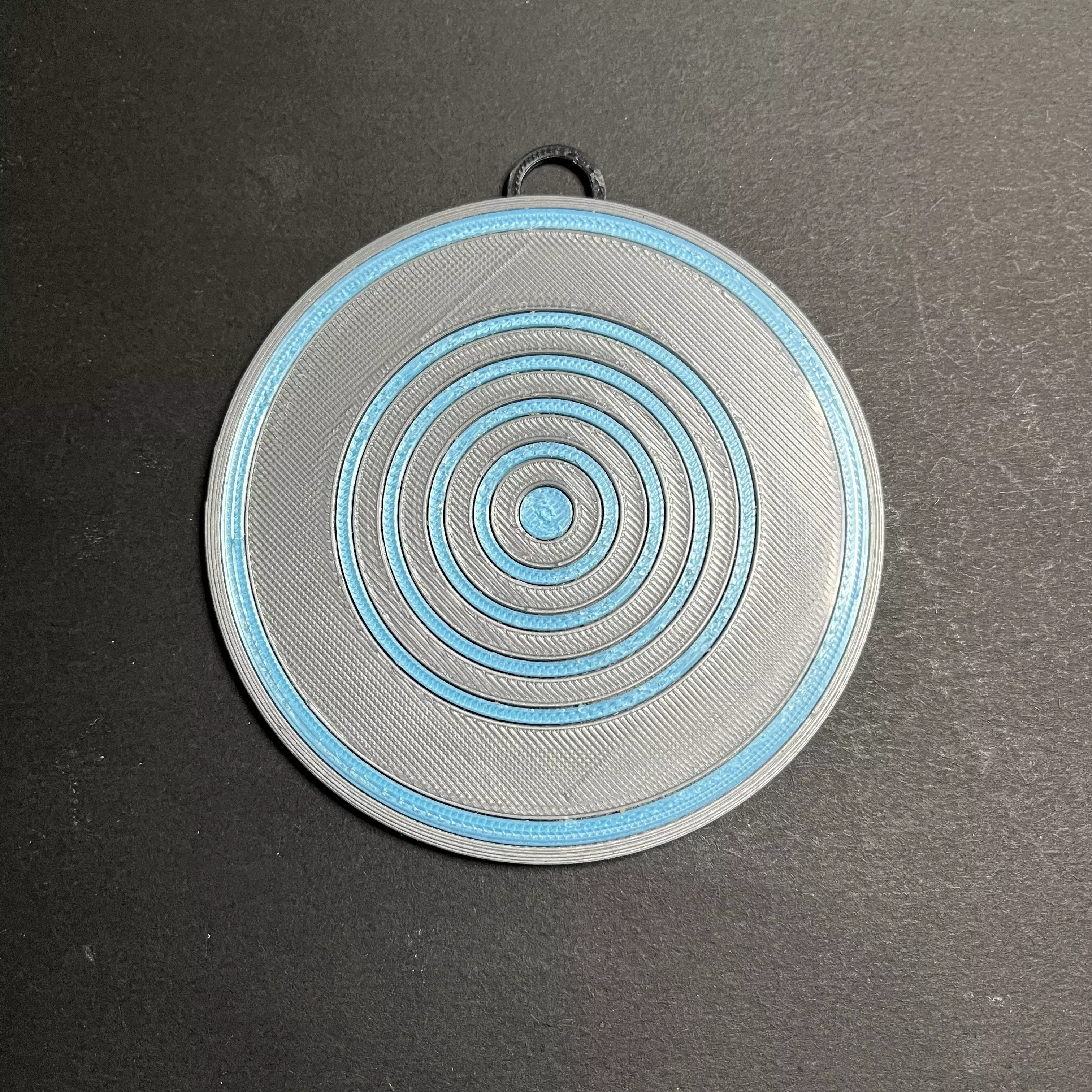 1982 Tron Disc Christmas Tree Ornament 3D print model_1