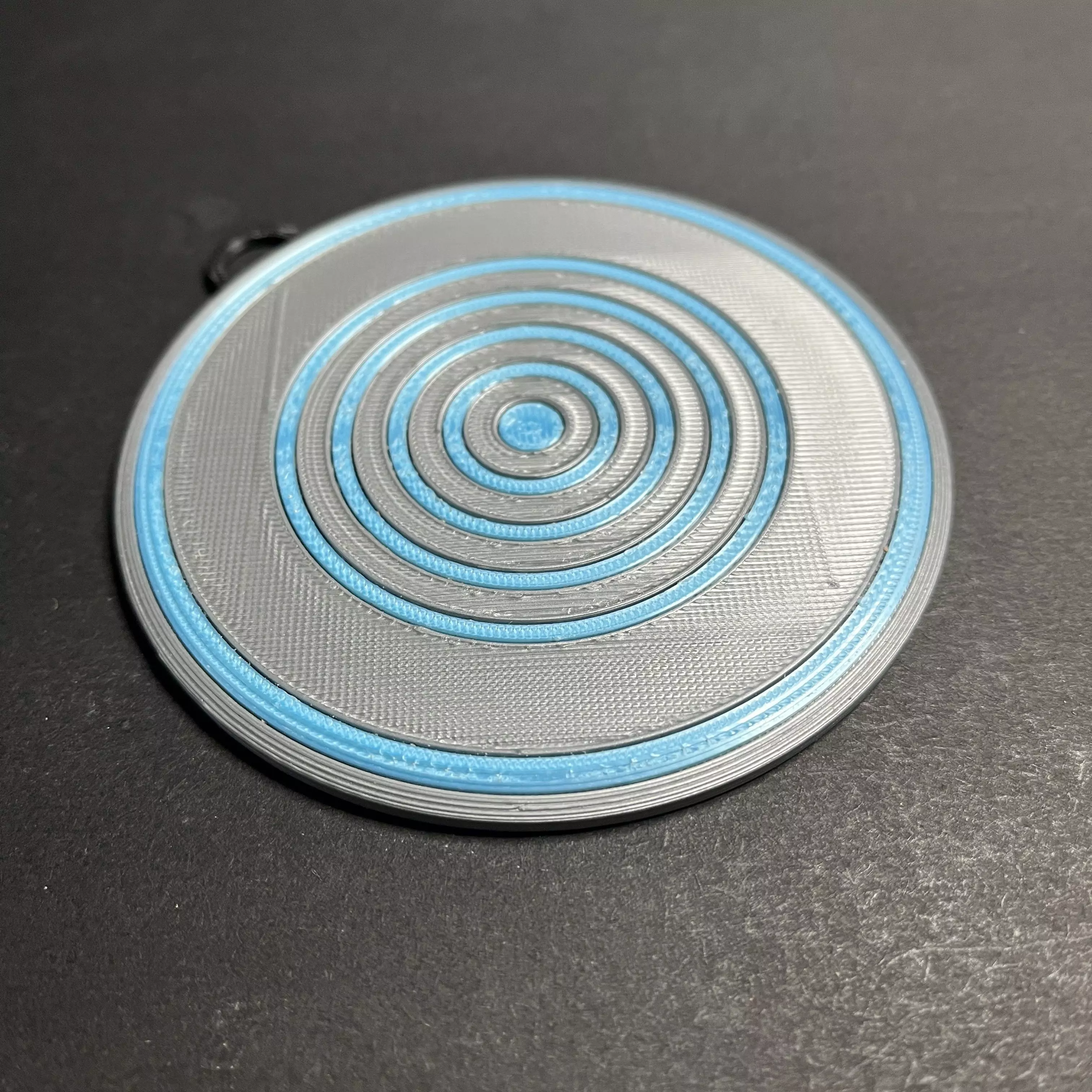 1982 Tron Disc Christmas Tree Ornament 3D print model_5