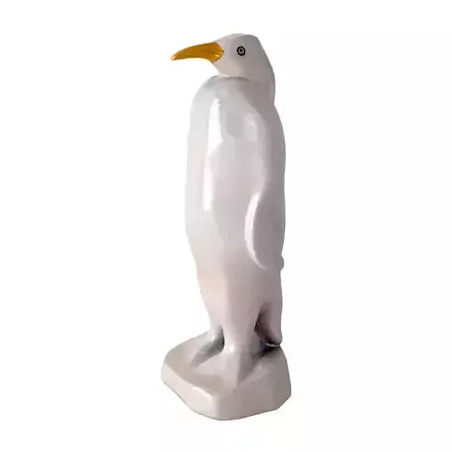 Hollohaza Hungarian Porcelain Penguin