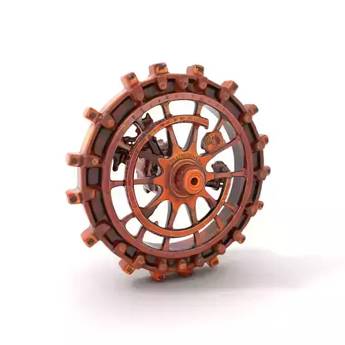Copper Steampunk Gear model pack