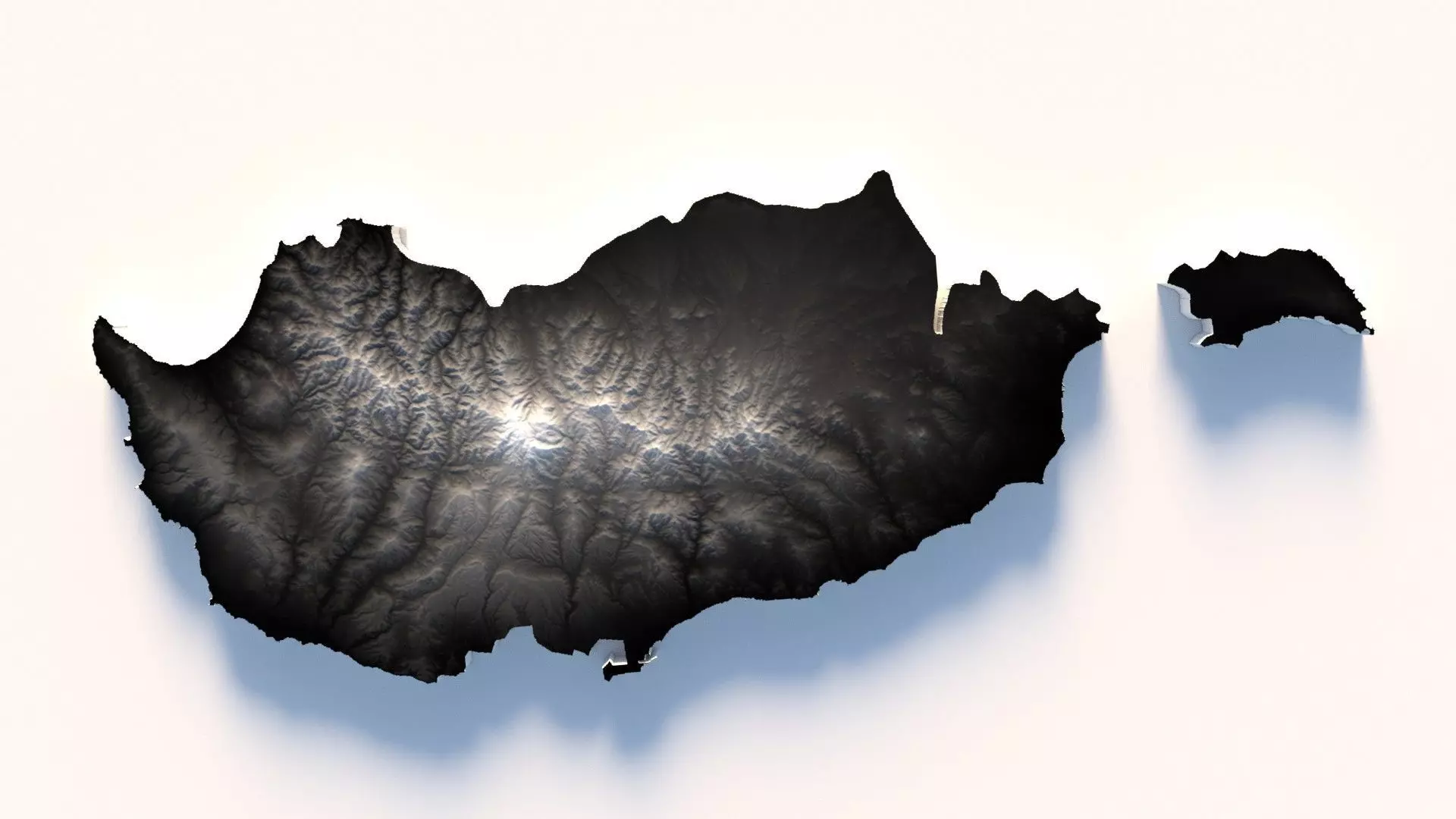 Cyprus Country Terrain 3D model_10