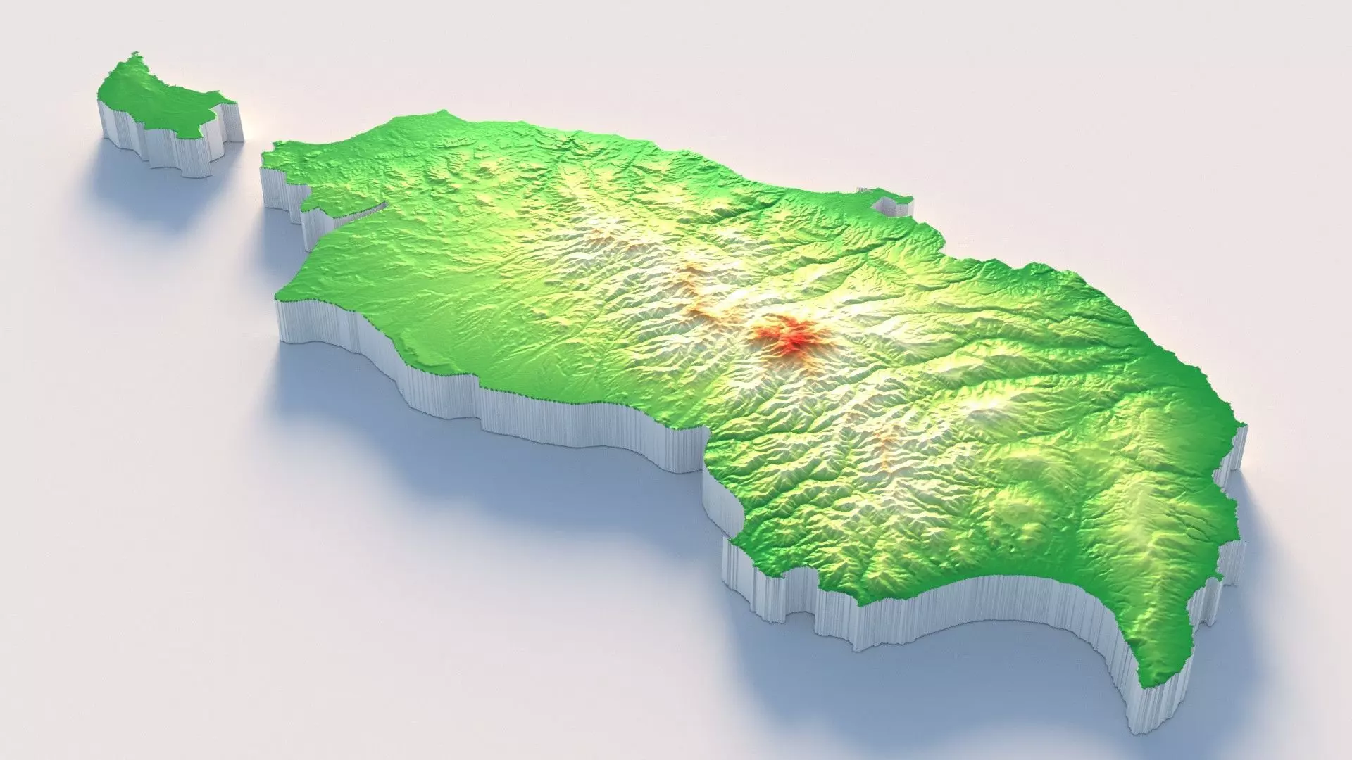 Cyprus Country Terrain 3D model_1