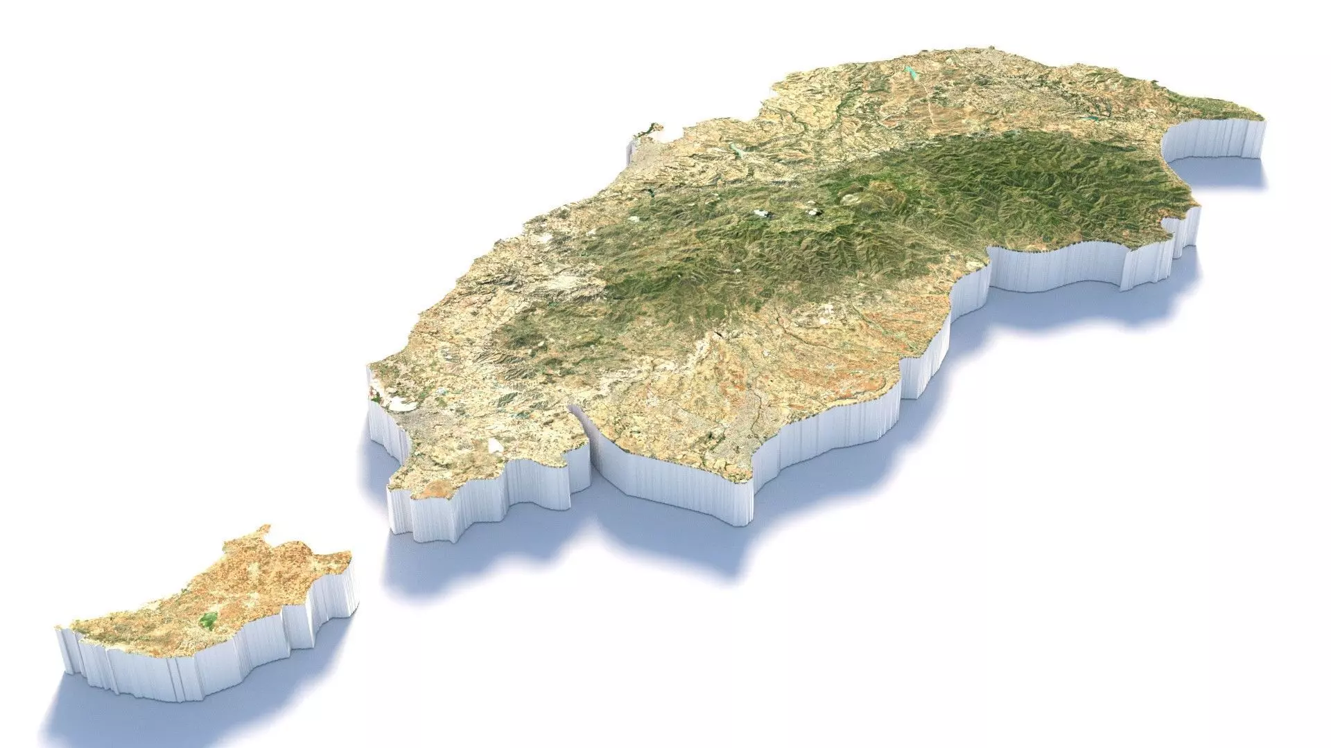 Cyprus Country Terrain 3D model_7
