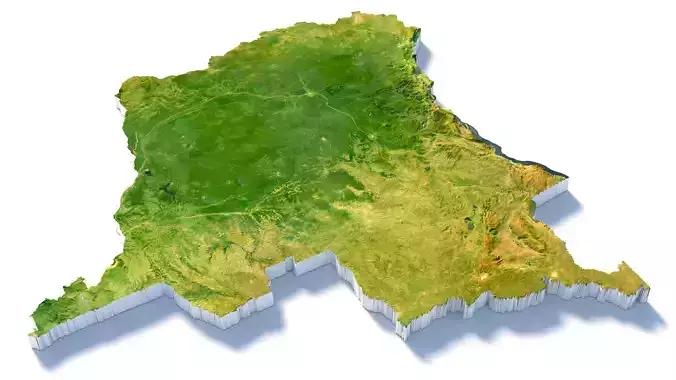Congo Democratic Republic Country Terrain