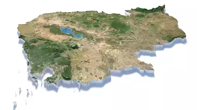 Cambodia Country Terrain