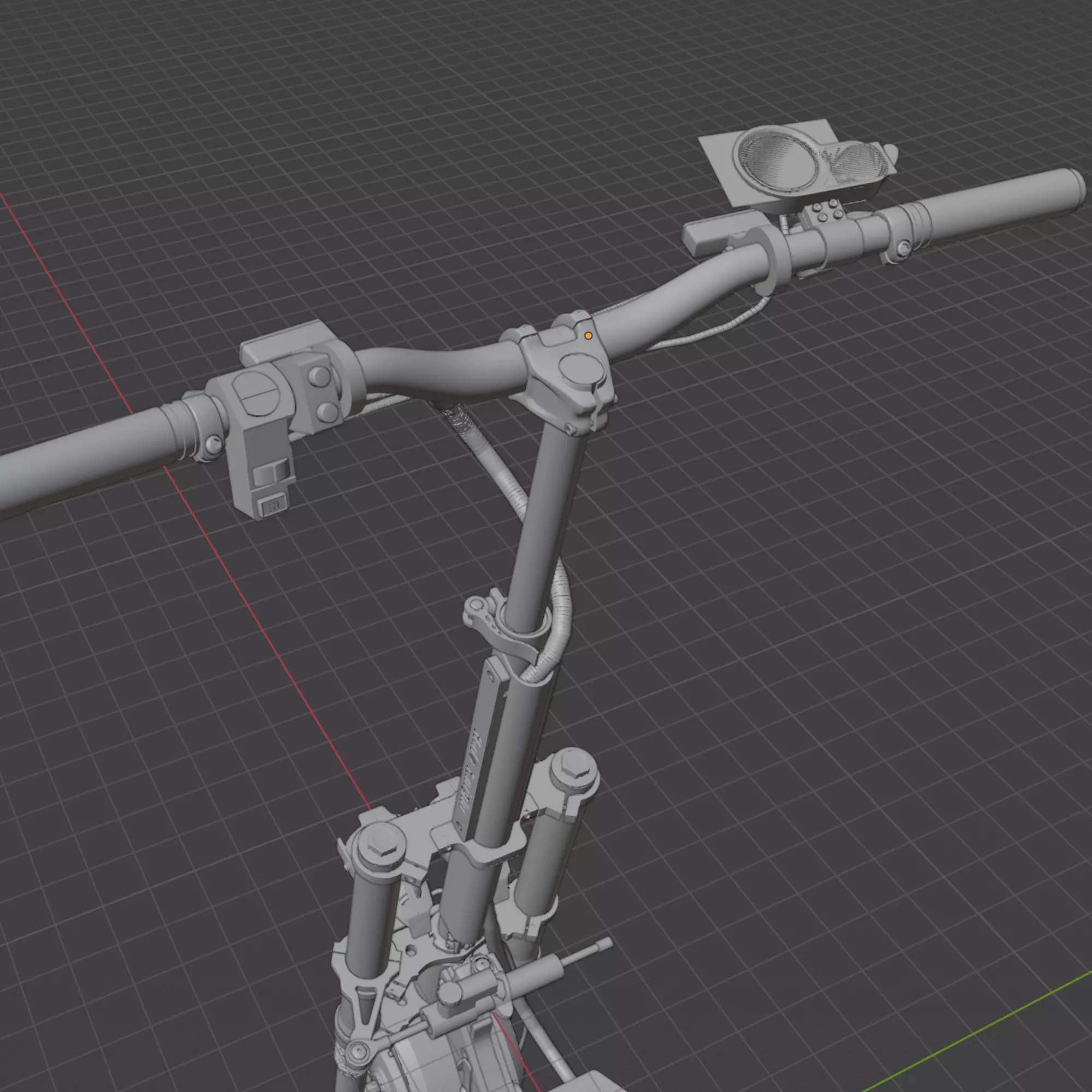 Electric scooter Halo Knight T107 Pro 3D model_20