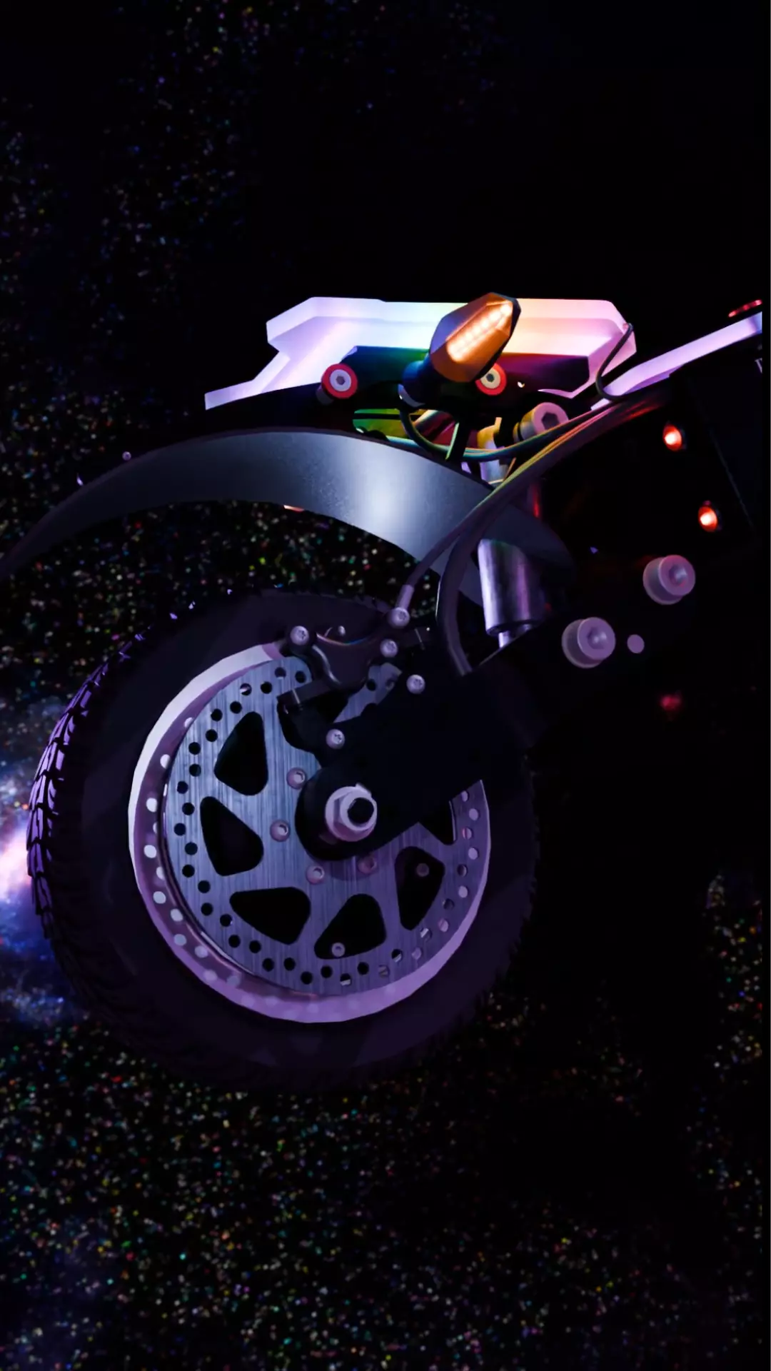 Electric scooter Halo Knight T107 Pro 3D model_2