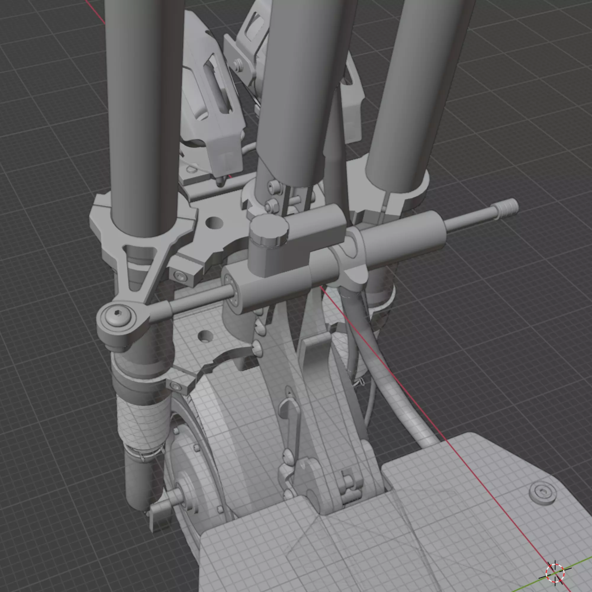 Electric scooter Halo Knight T107 Pro 3D model_17