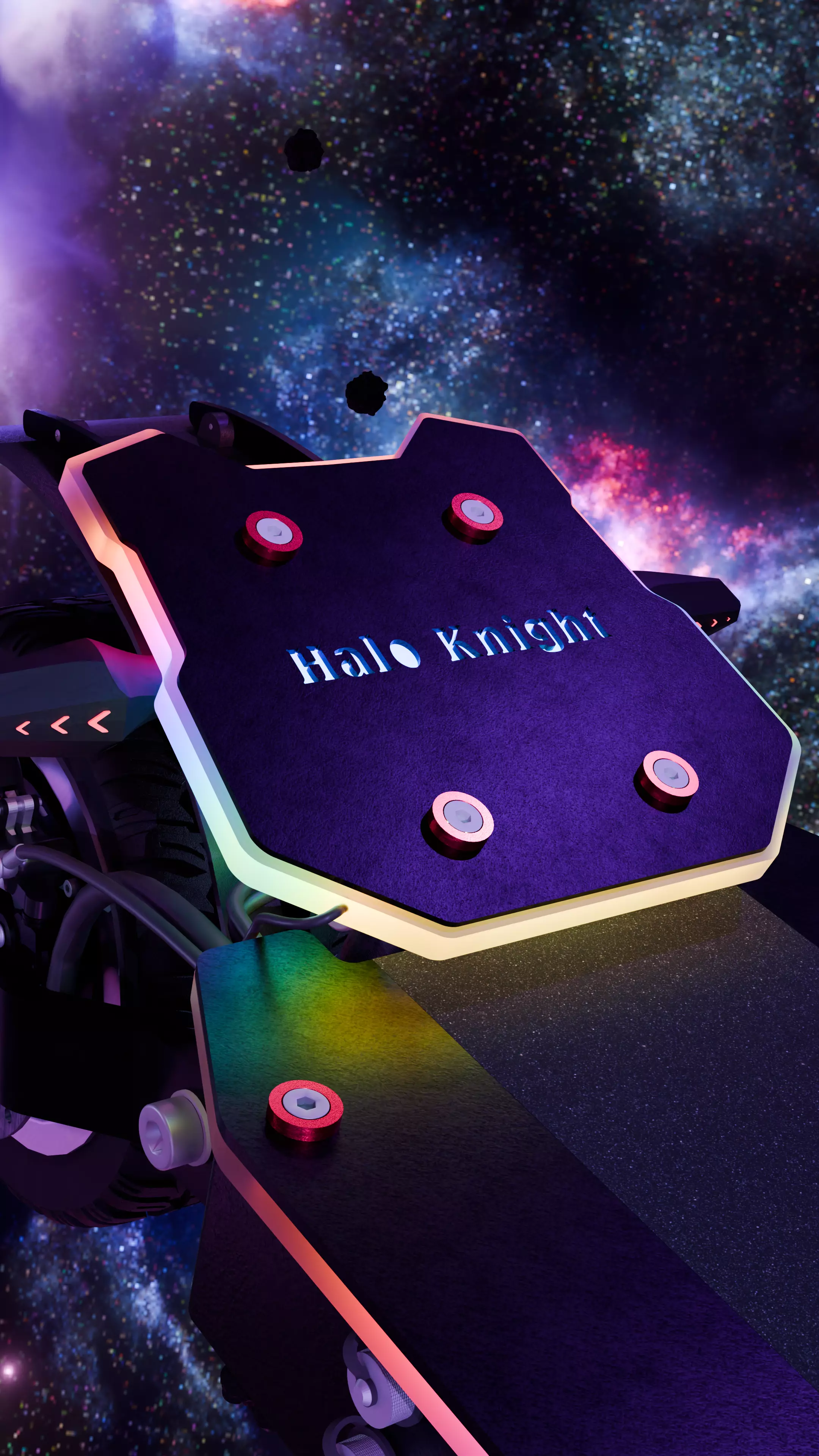 Electric scooter Halo Knight T107 Pro 3D model_3