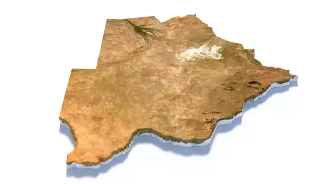 Botswana Country Terrain