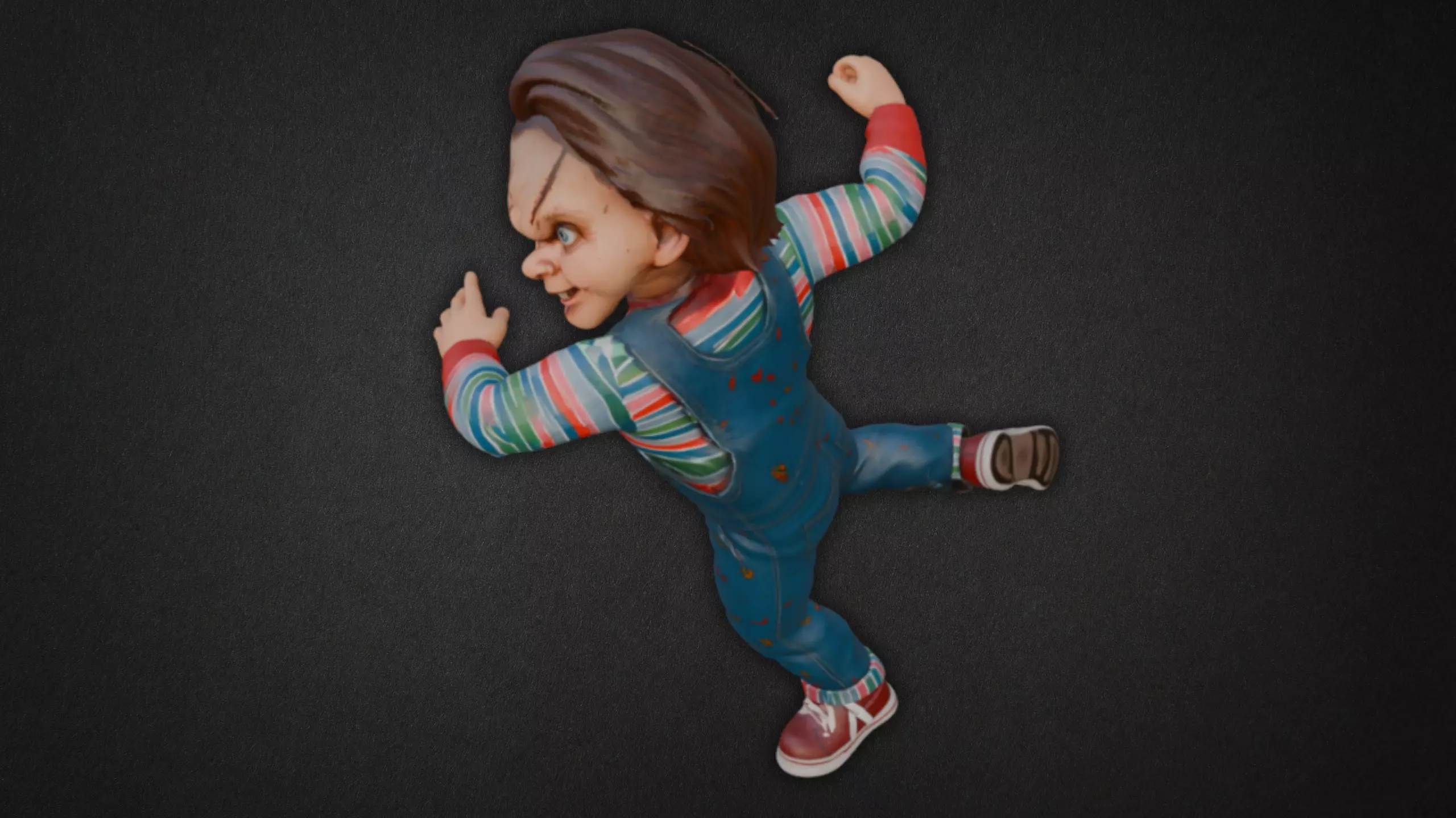 Chucky Inspired Model - Chucky Low-poly 3D model_4