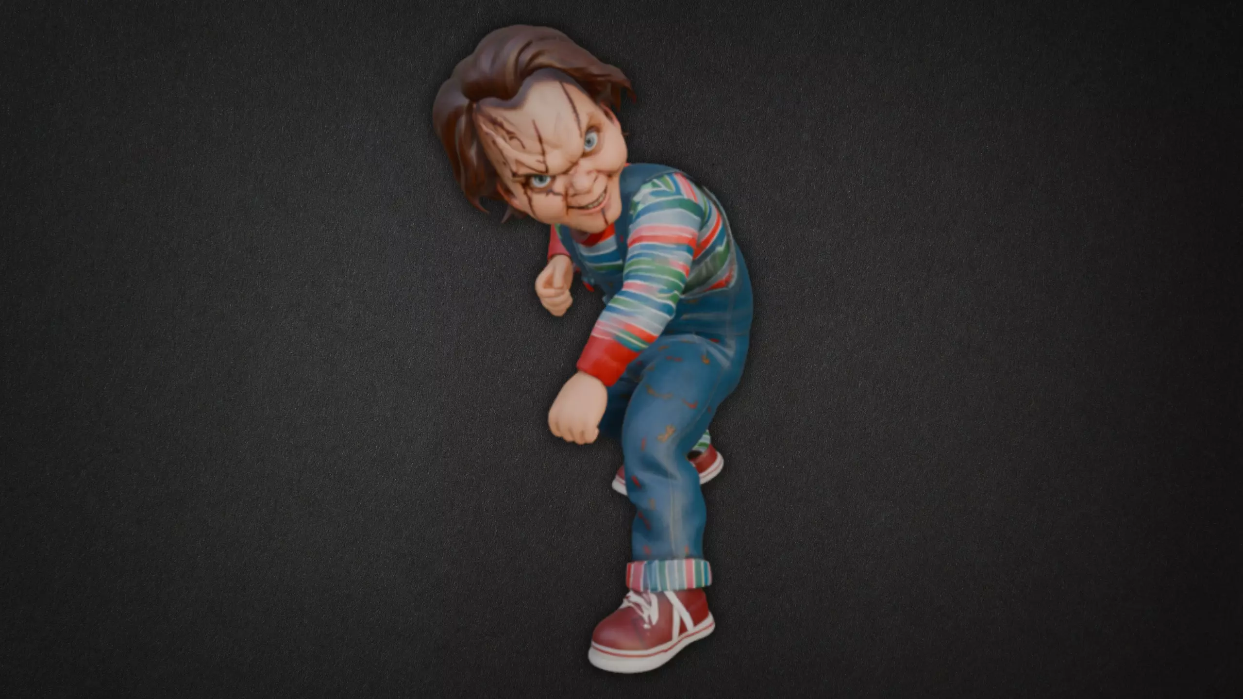 Chucky Inspired Model - Chucky Low-poly 3D model_9
