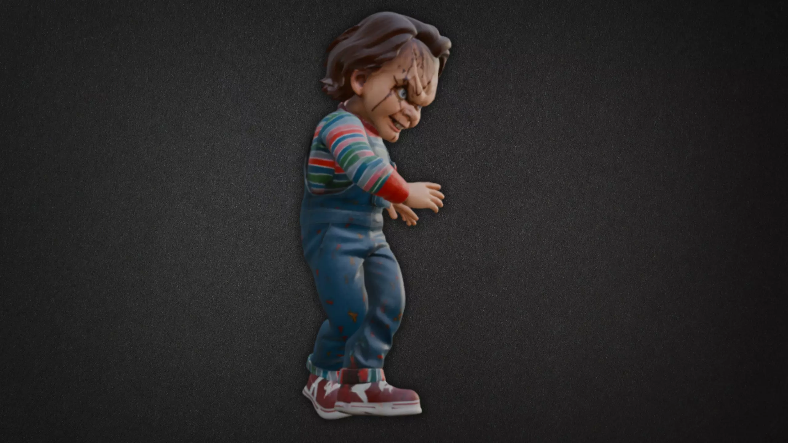 Chucky Inspired Model - Chucky Low-poly 3D model_8