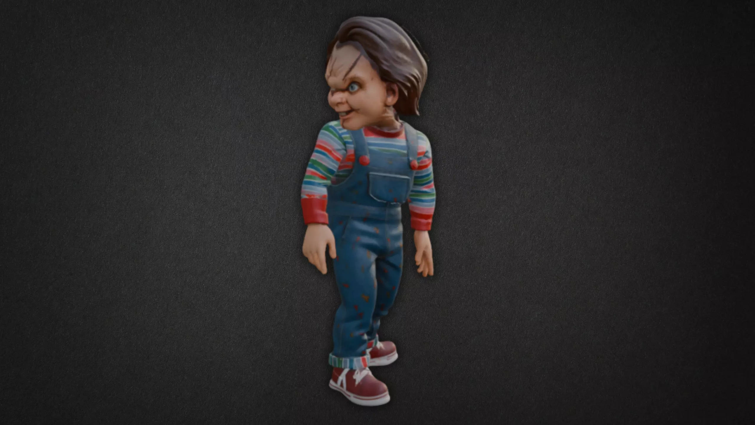 Chucky Inspired Model - Chucky Low-poly 3D model_2
