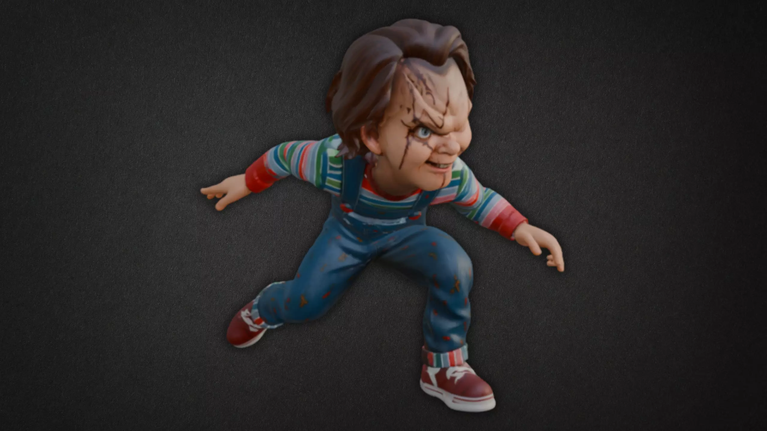 Chucky Inspired Model - Chucky Low-poly 3D model_6