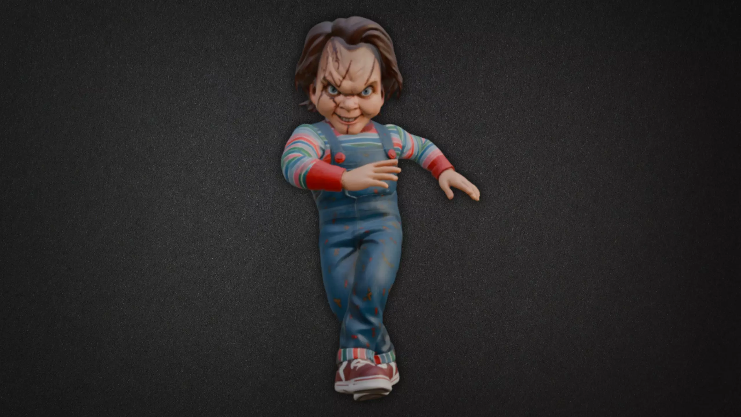 Chucky Inspired Model - Chucky Low-poly 3D model_7