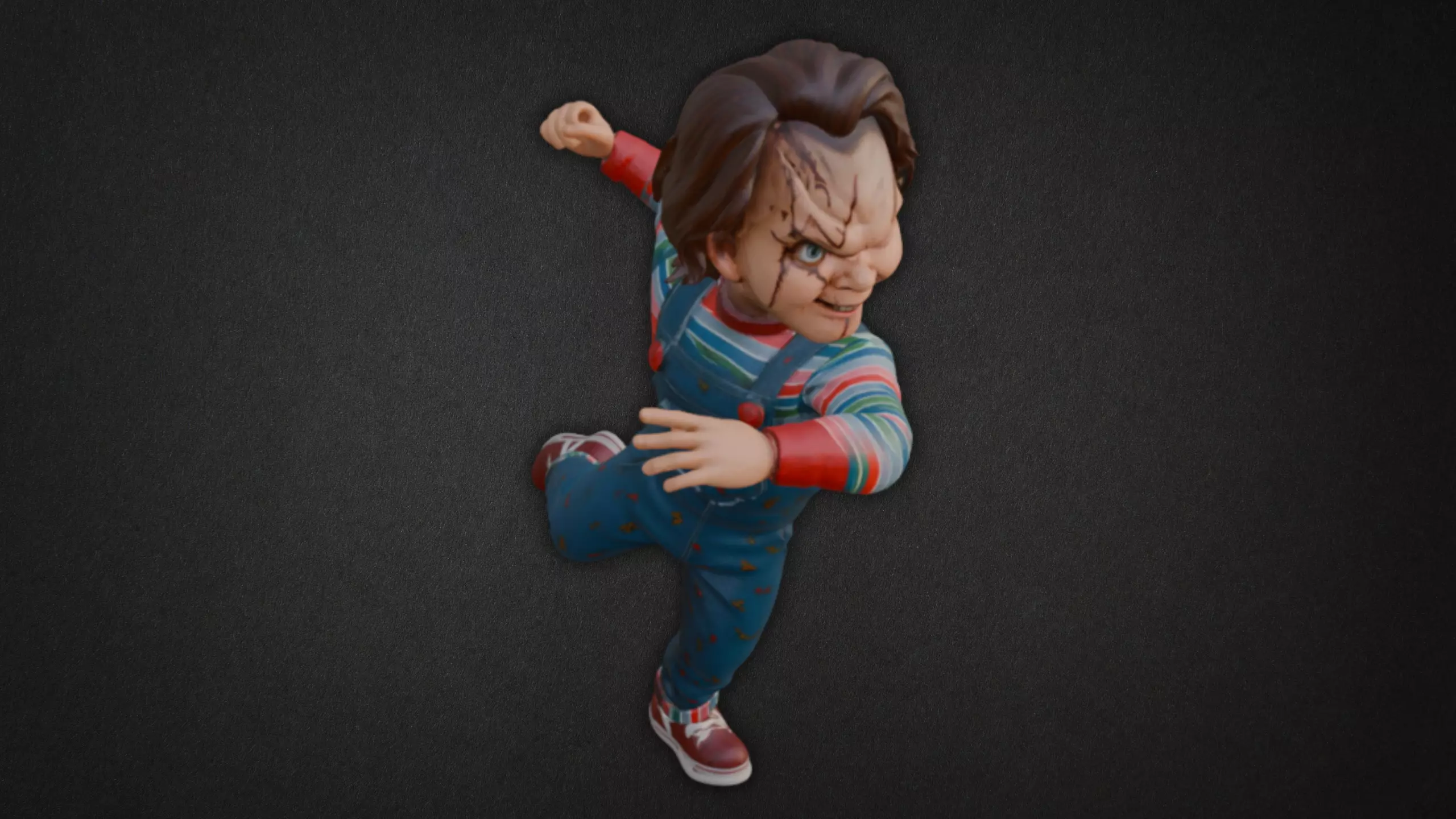 Chucky Inspired Model - Chucky Low-poly 3D model_3