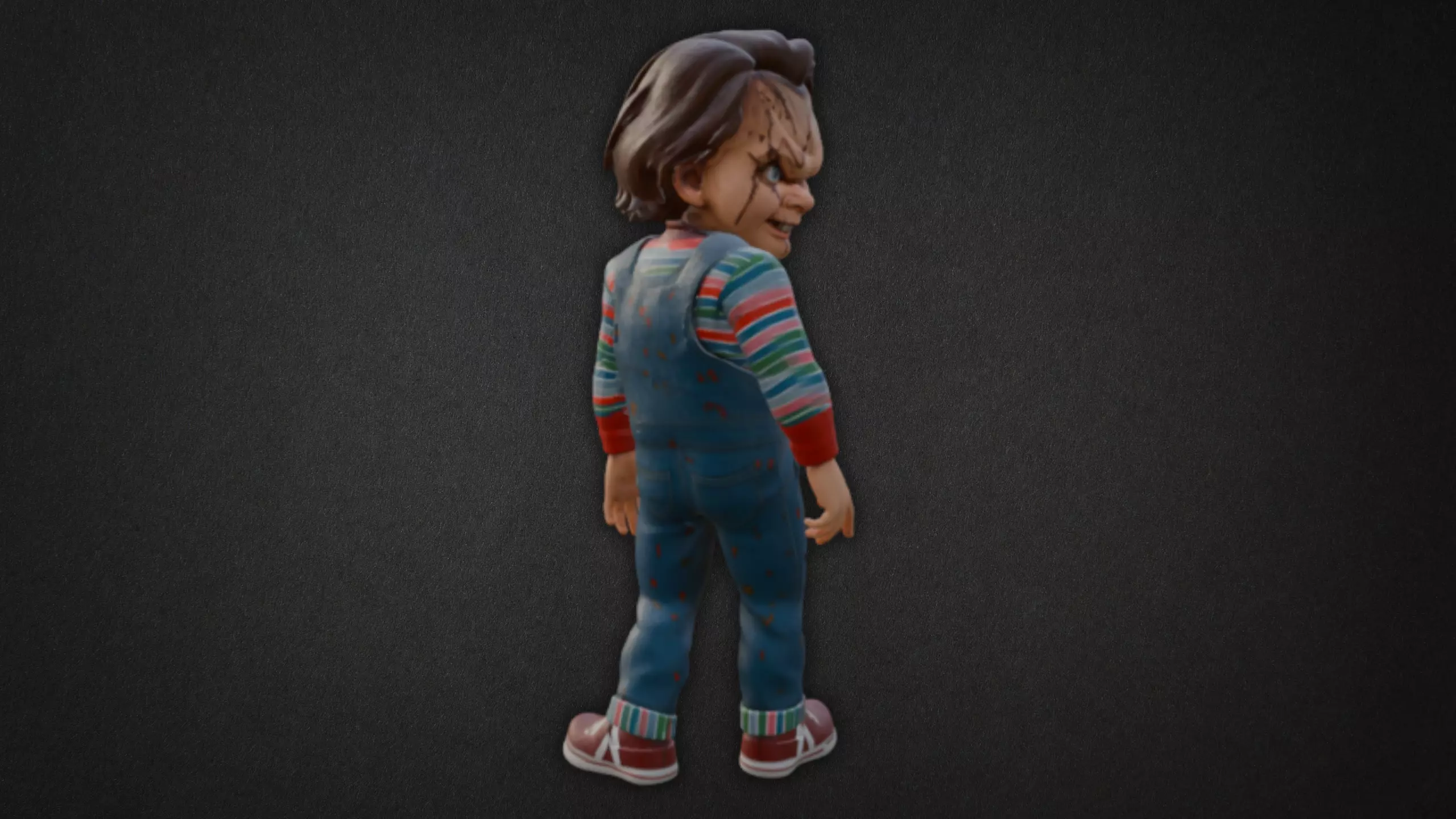 Chucky Inspired Model - Chucky Low-poly 3D model_11