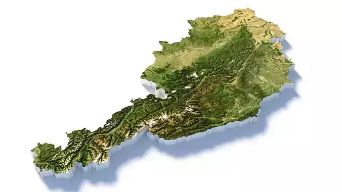 Austria Country Terrain