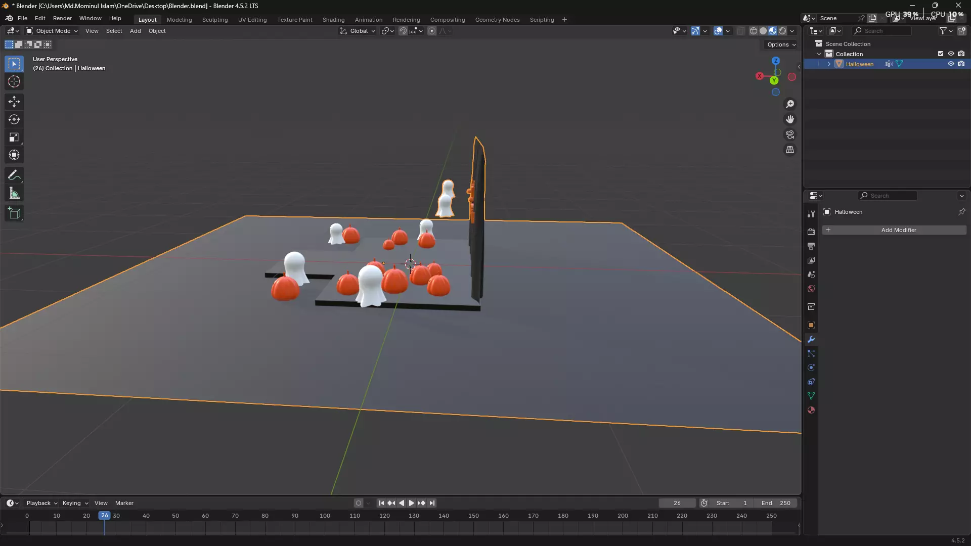 Happy Halloween 3D model_5