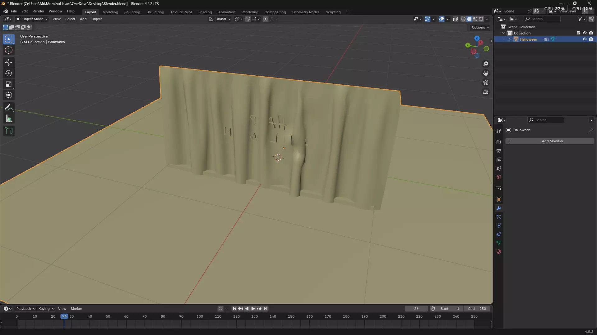 Happy Halloween 3D model_16