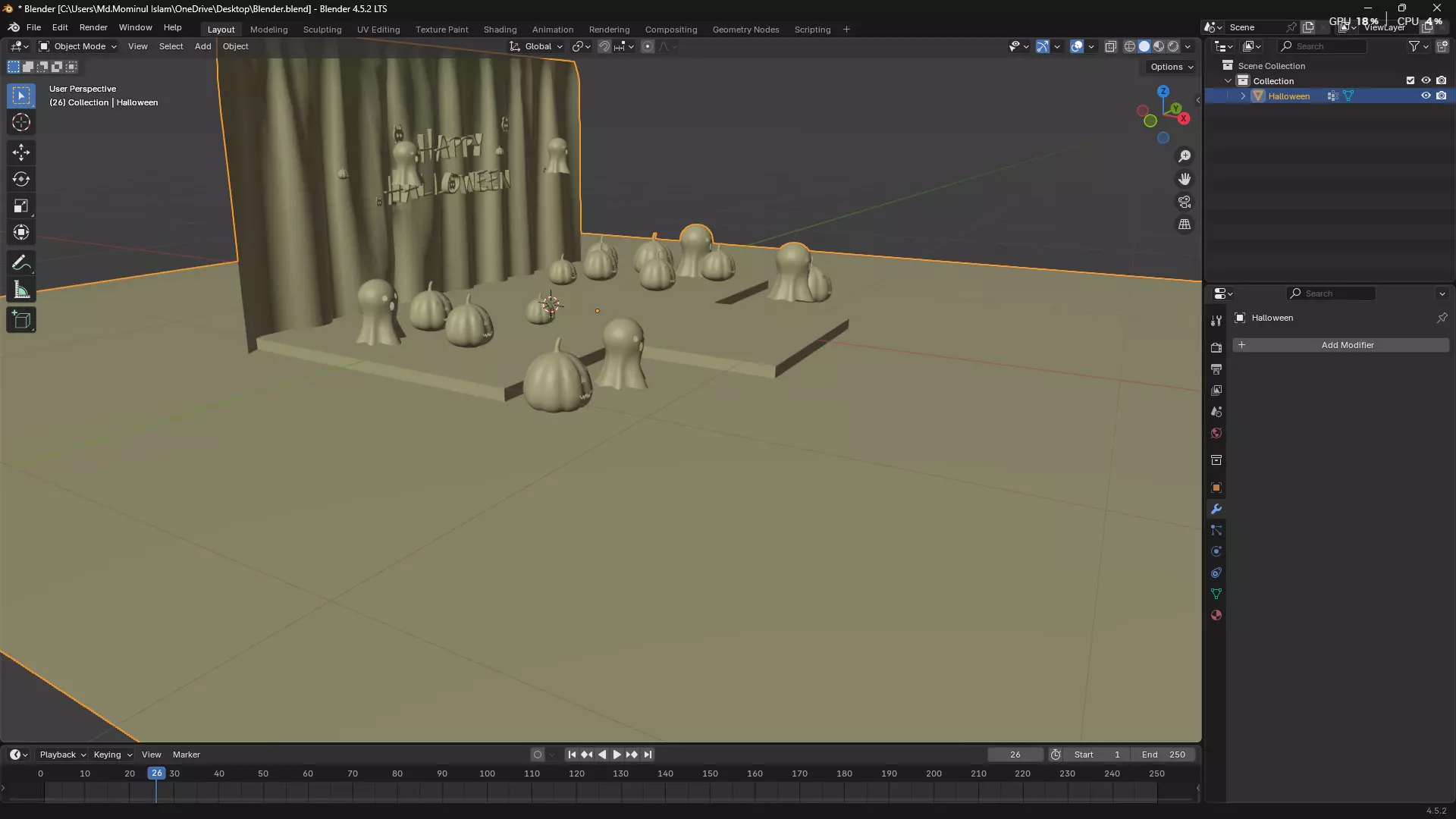 Happy Halloween 3D model_20