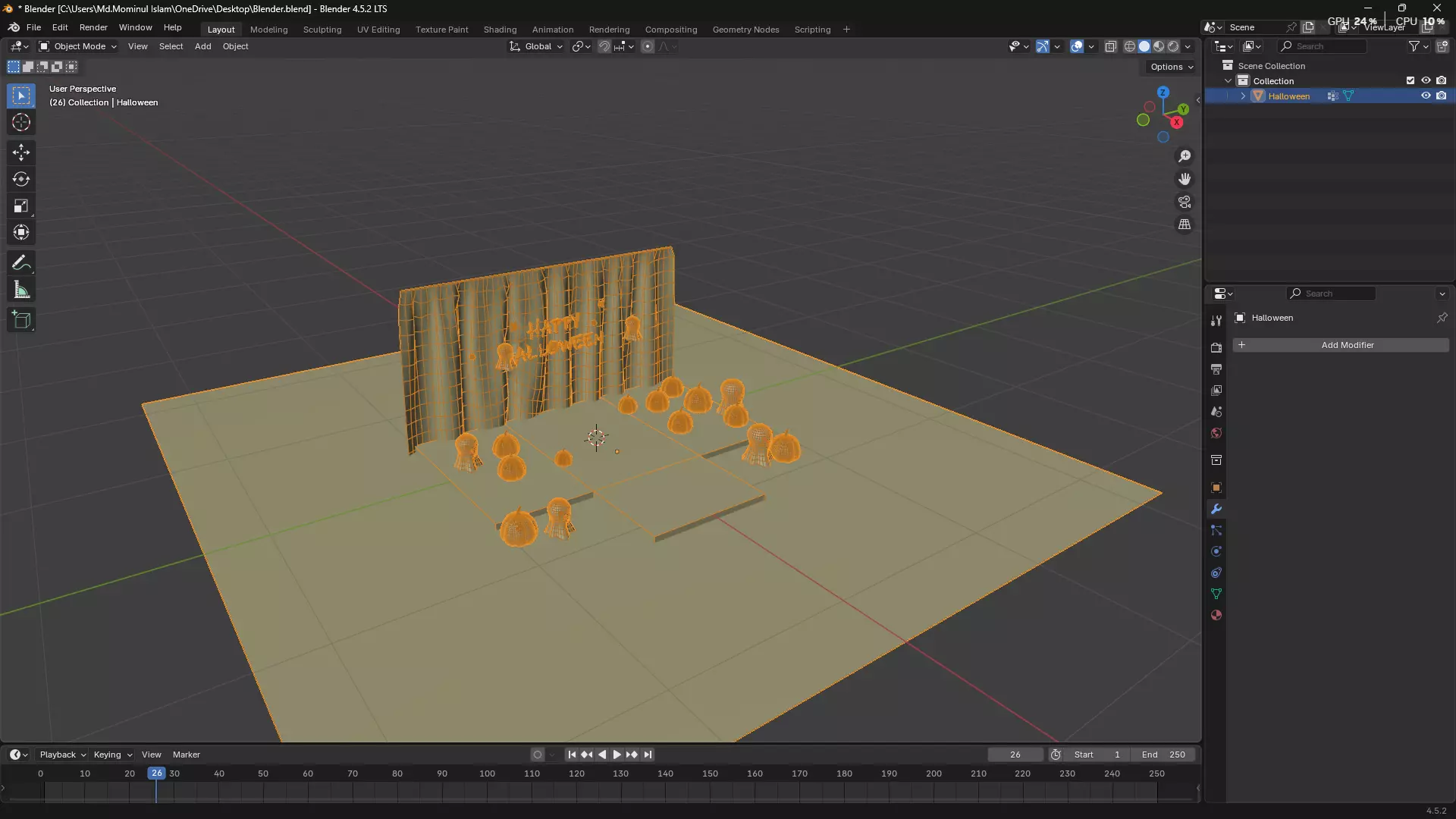 Happy Halloween 3D model_33