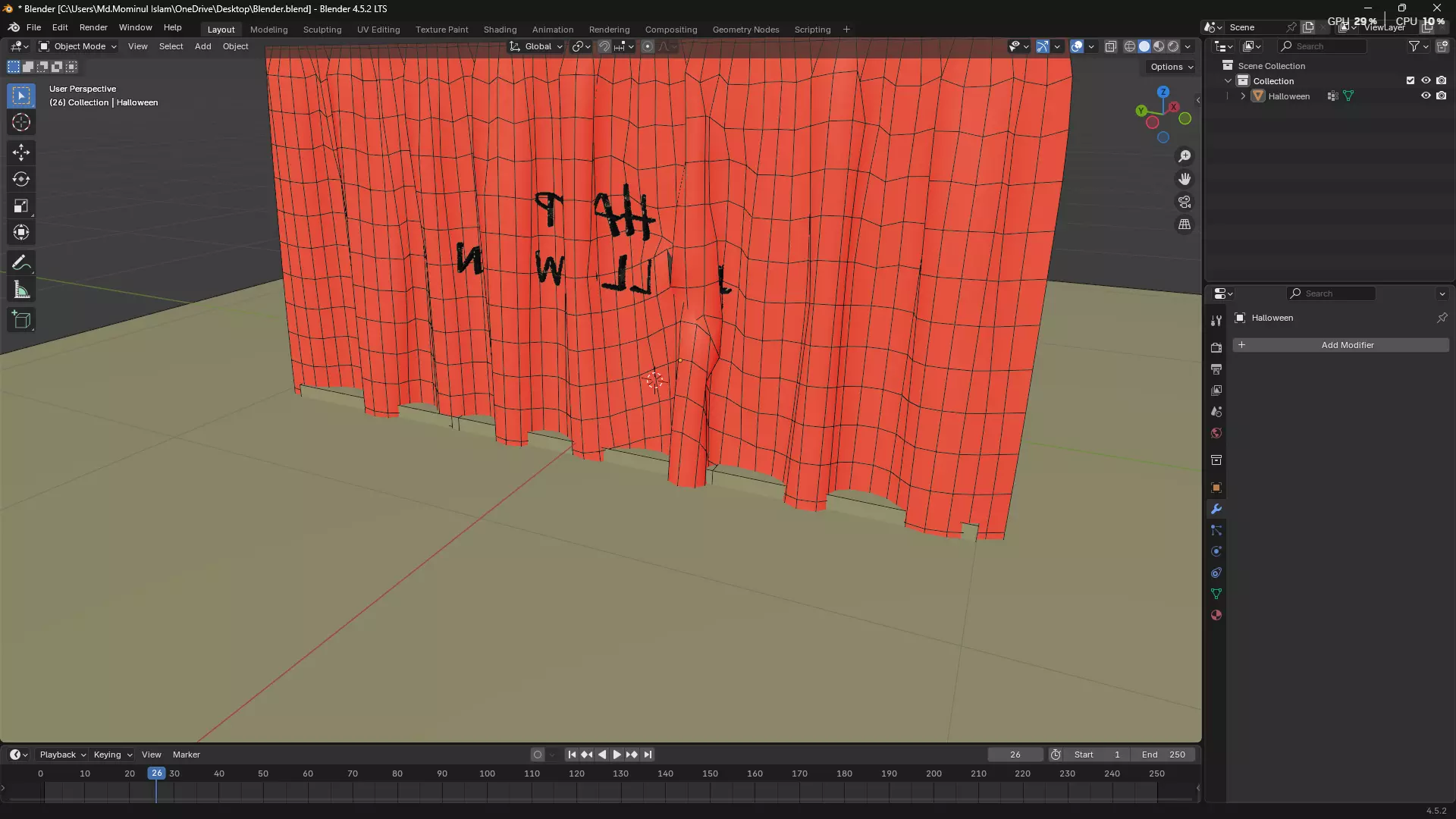 Happy Halloween 3D model_28