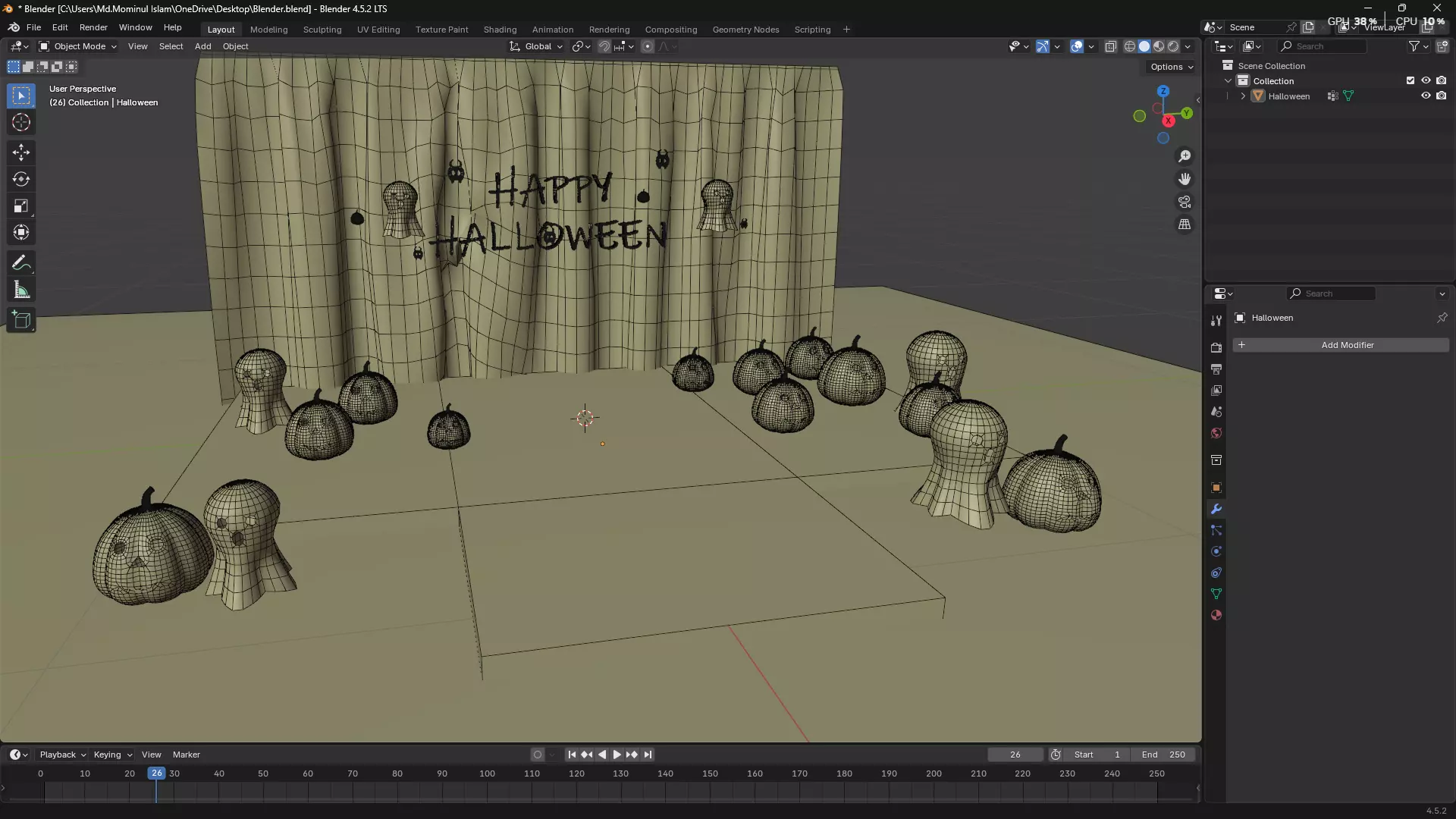 Happy Halloween 3D model_27