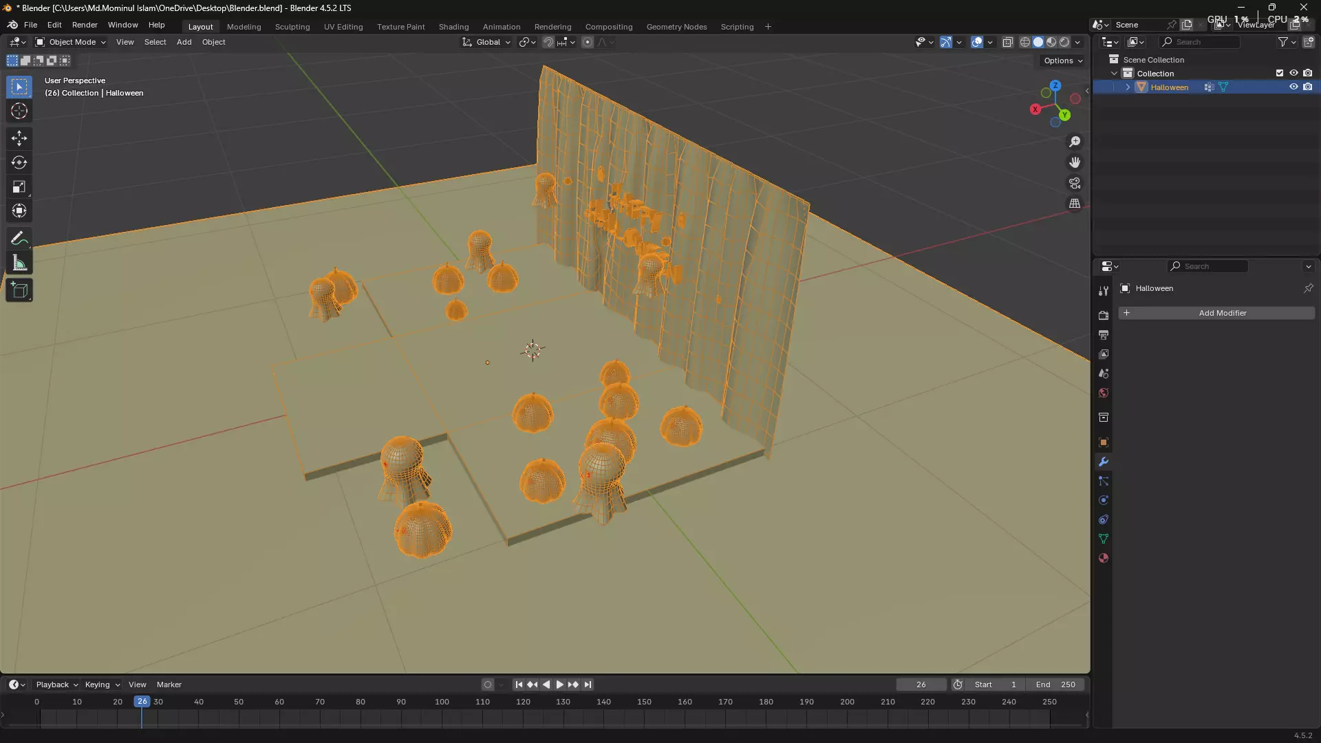 Happy Halloween 3D model_36