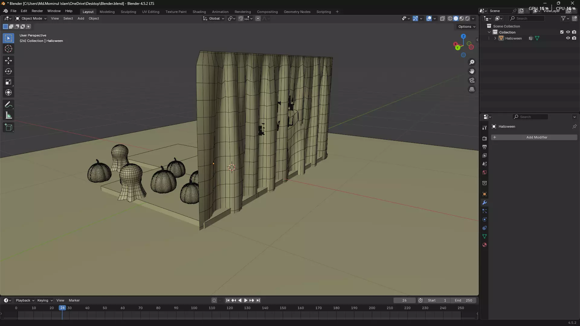 Happy Halloween 3D model_25