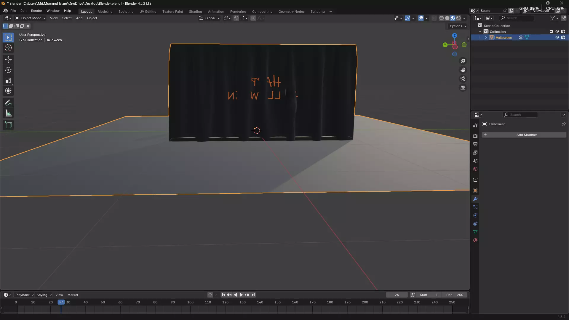 Happy Halloween 3D model_8