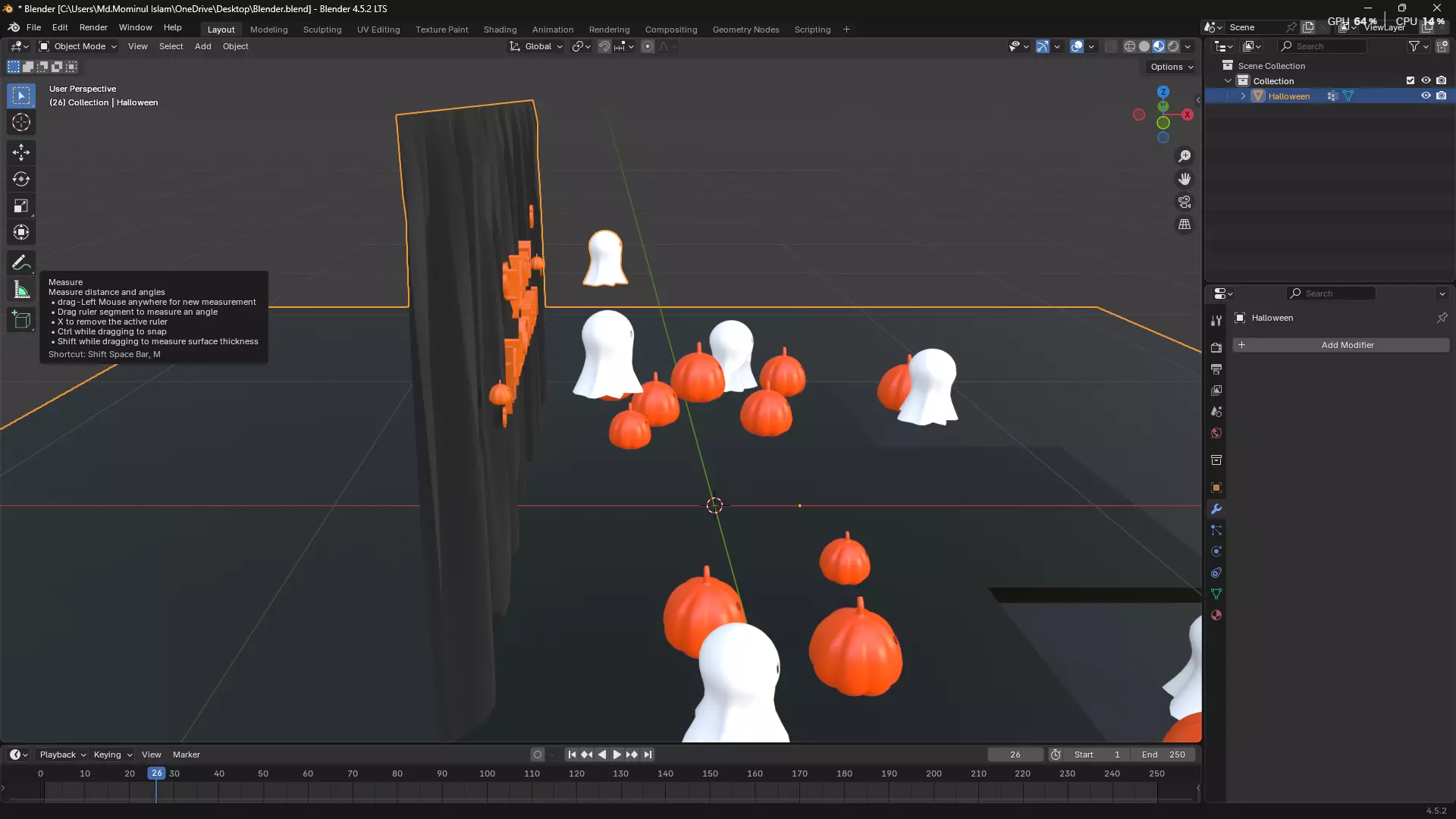 Happy Halloween 3D model_12