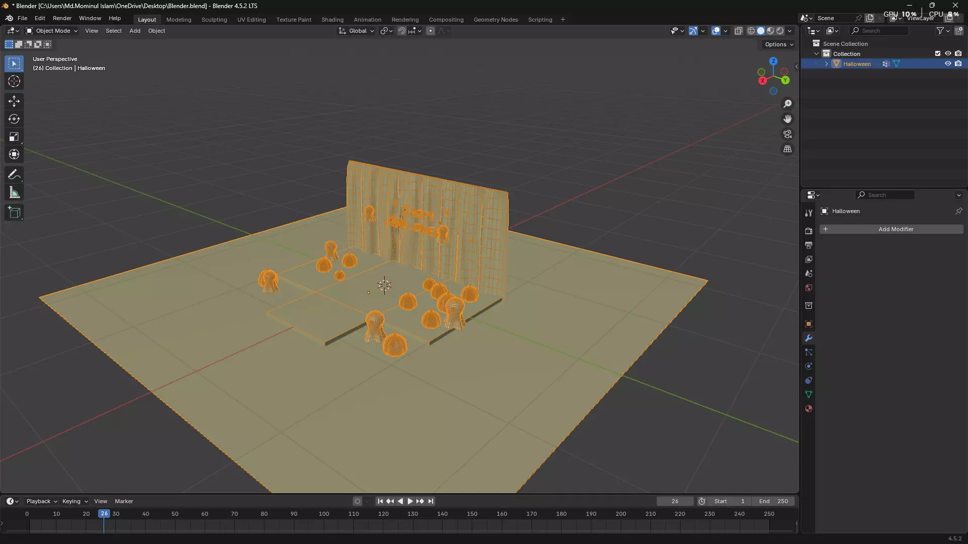 Happy Halloween 3D model_32