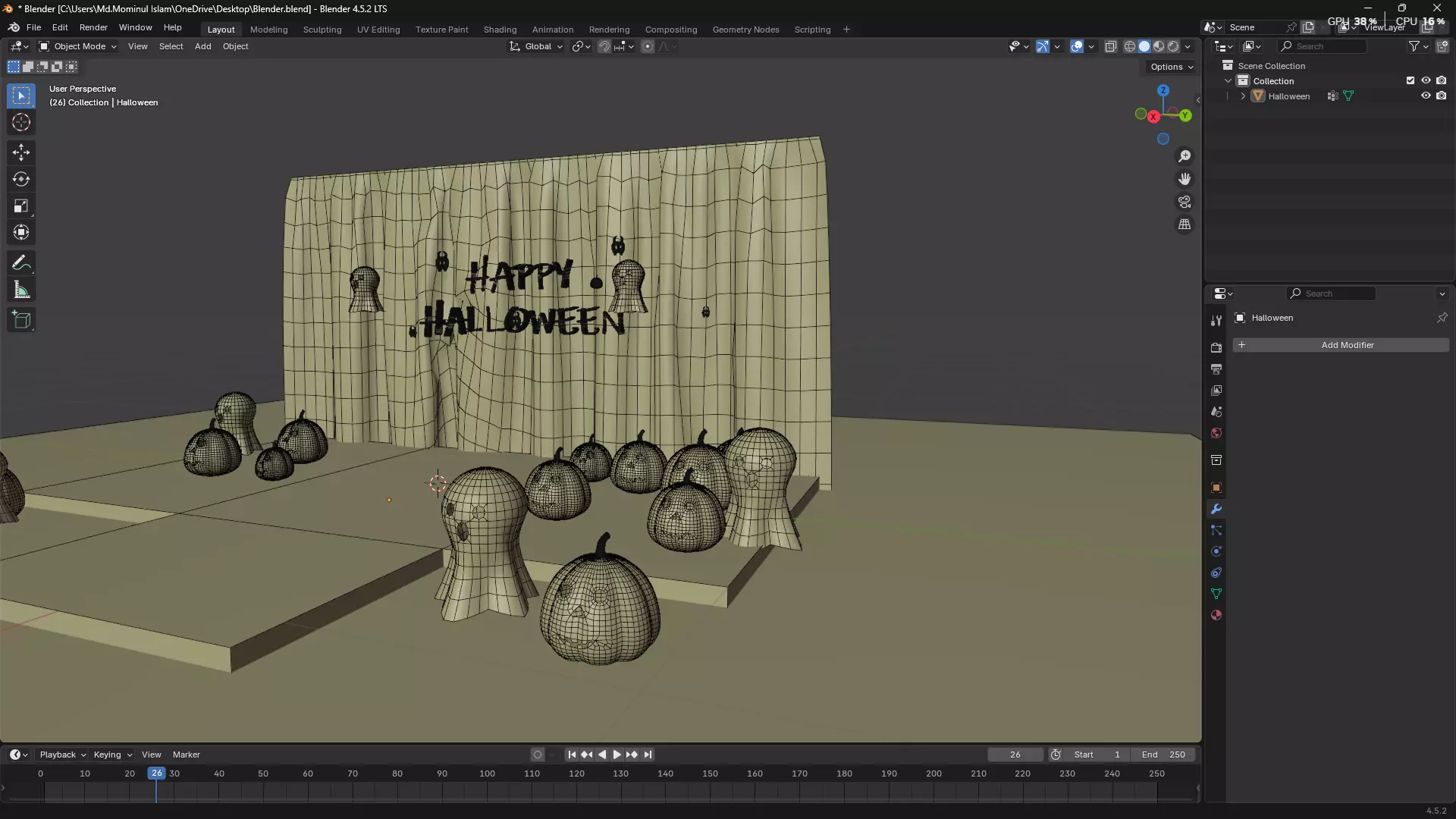 Happy Halloween 3D model_26