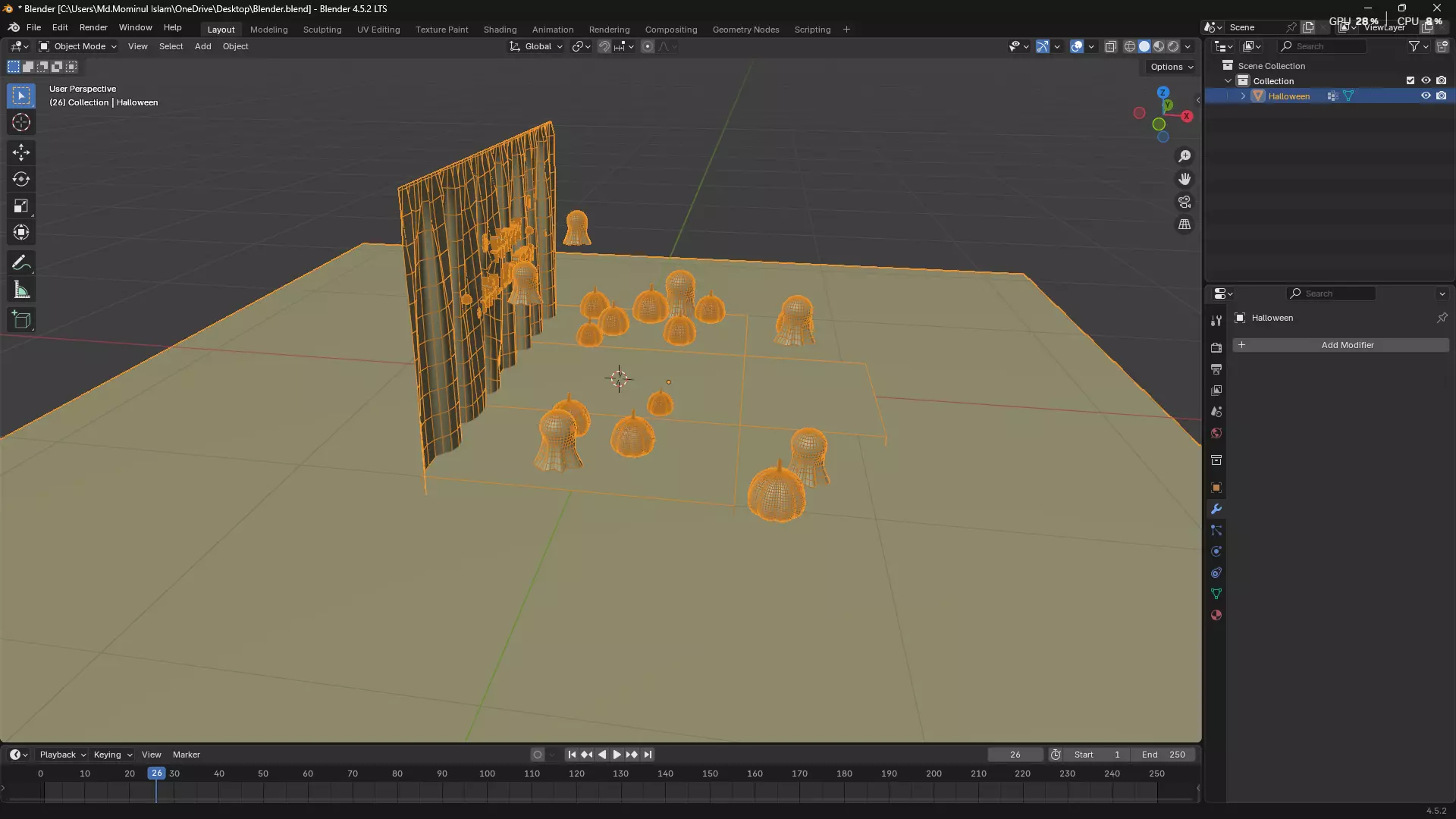 Happy Halloween 3D model_38