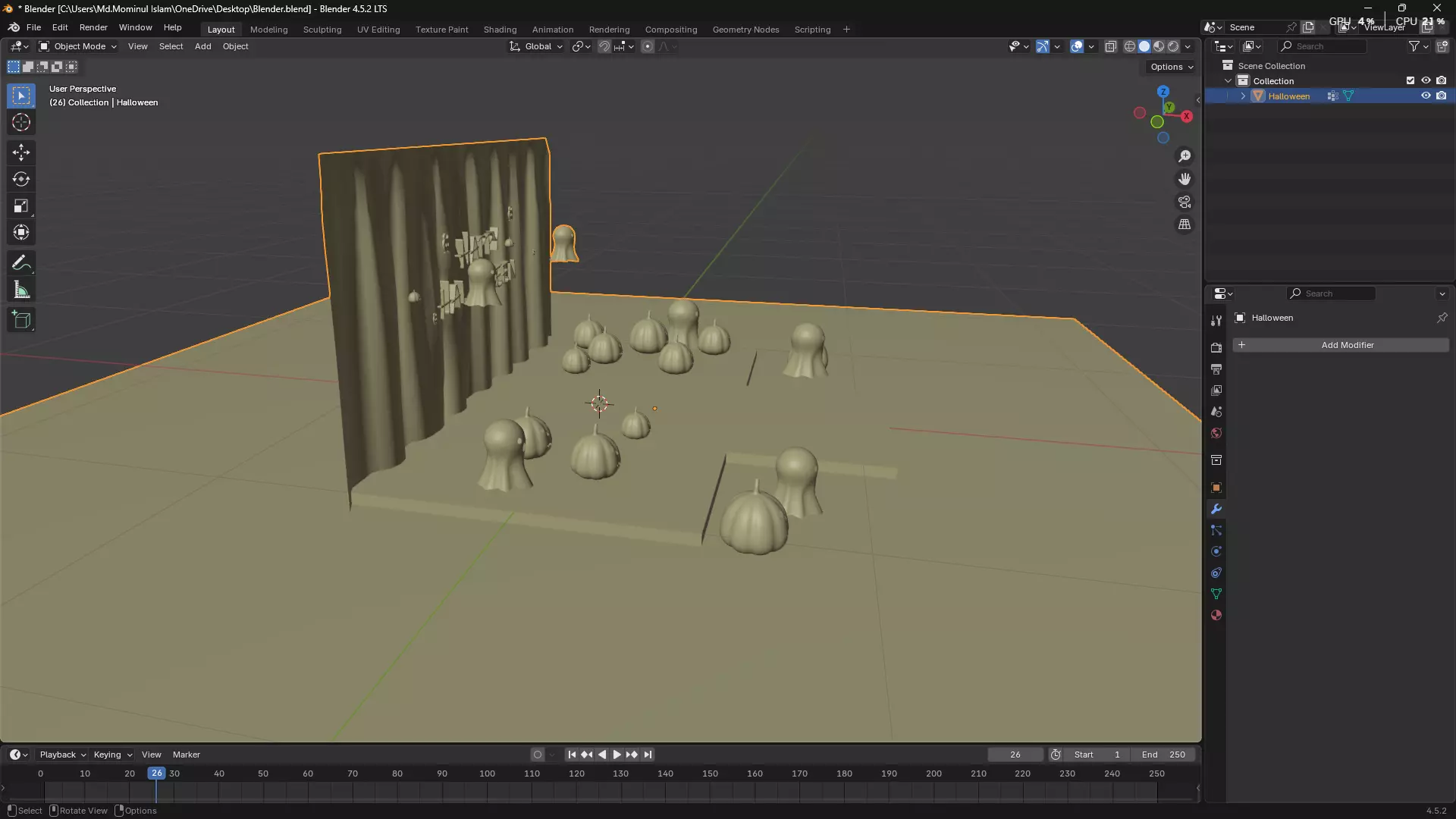 Happy Halloween 3D model_19
