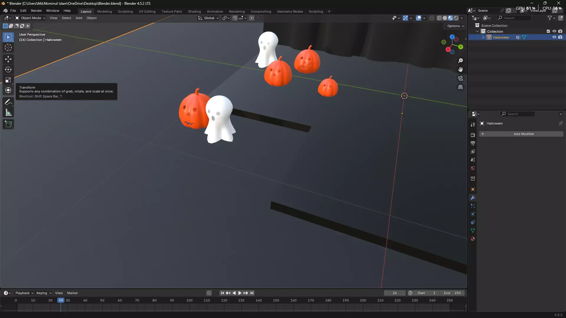 Happy Halloween 3D model_10