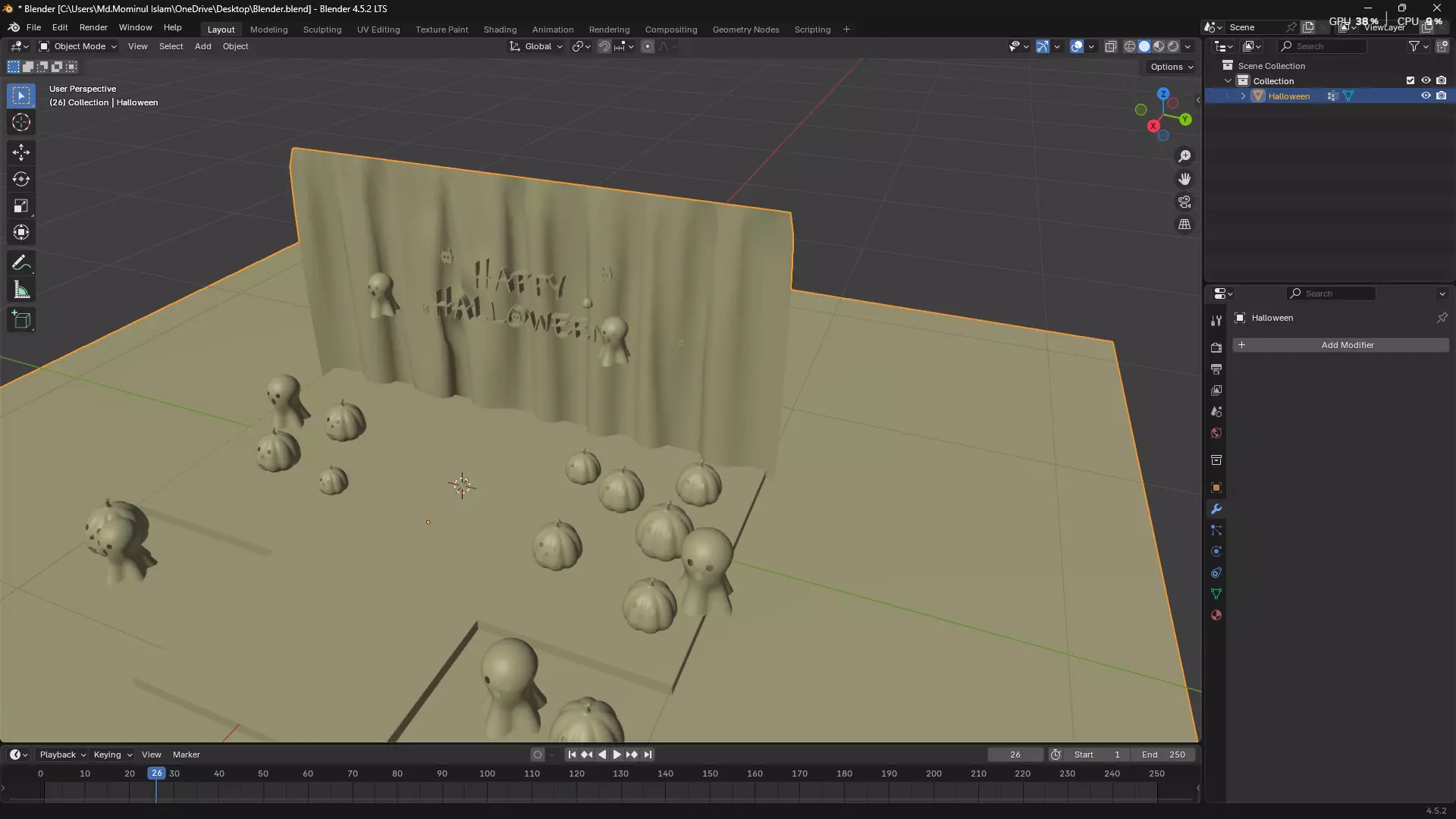 Happy Halloween 3D model_21