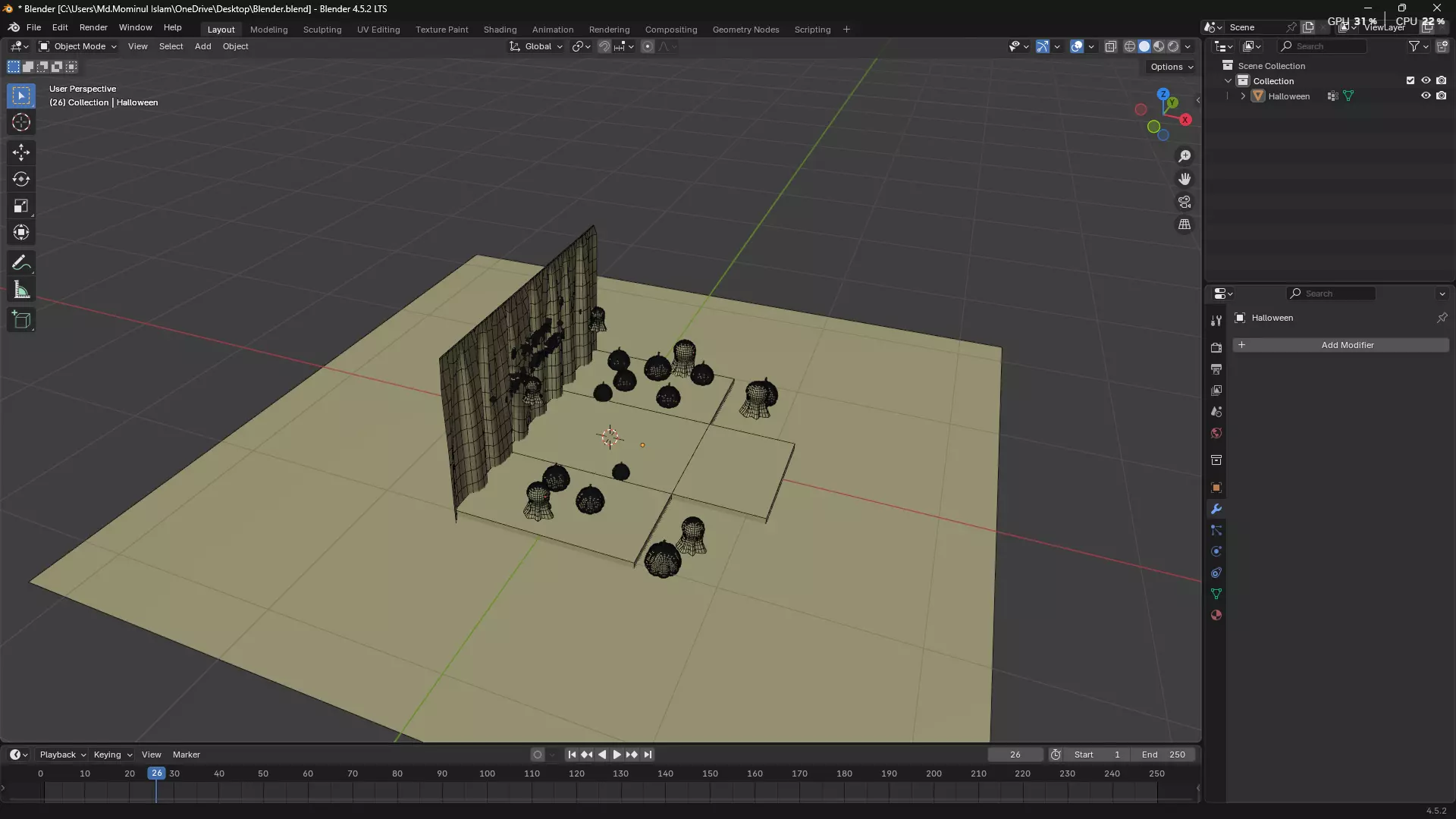 Happy Halloween 3D model_30
