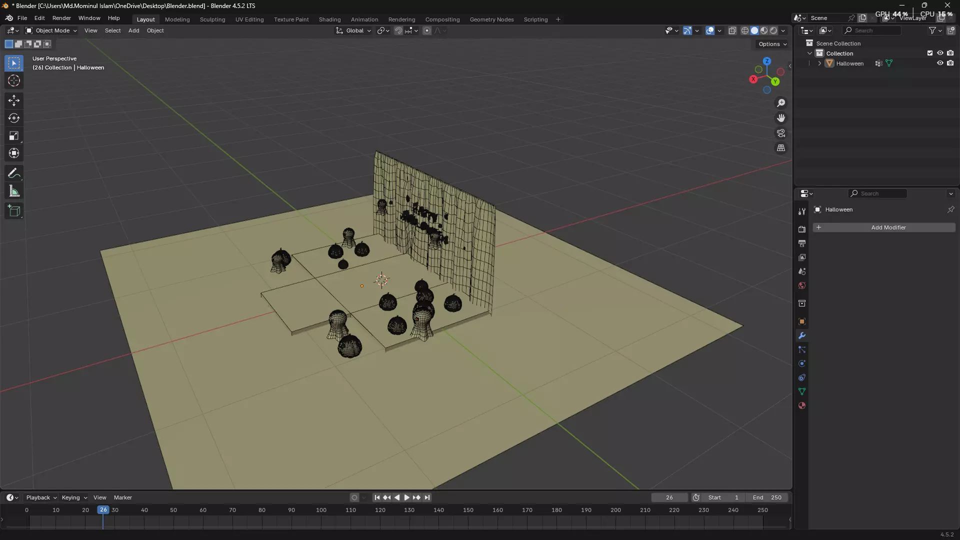 Happy Halloween 3D model_29