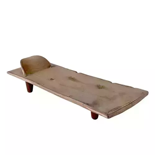 Old Senufo Wood Bed Table