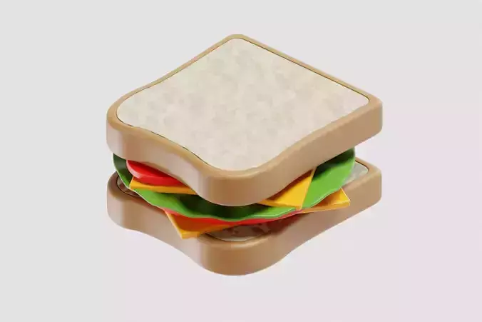 cartoon Sandwich 
