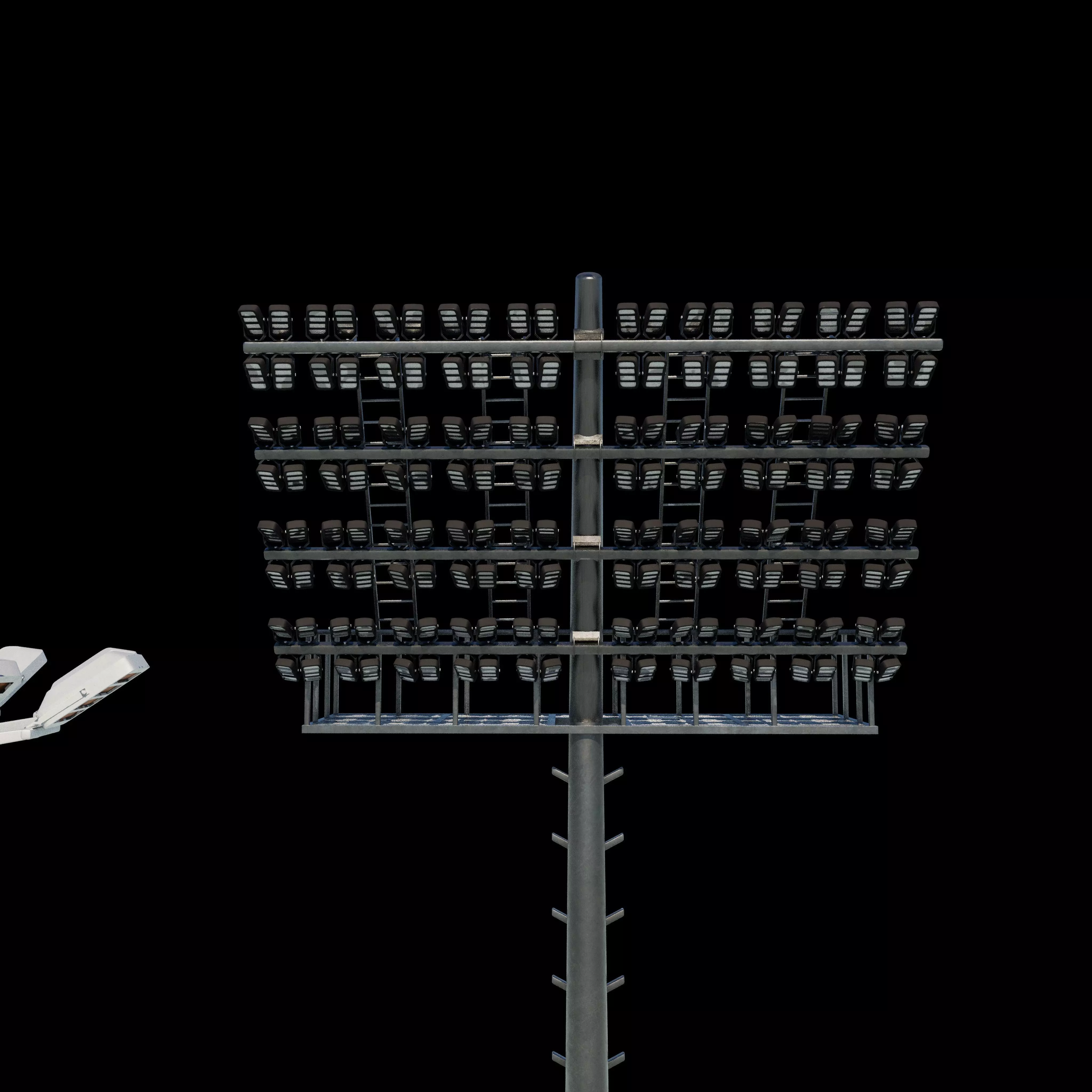 Stadium Light Tower all 3D model_27