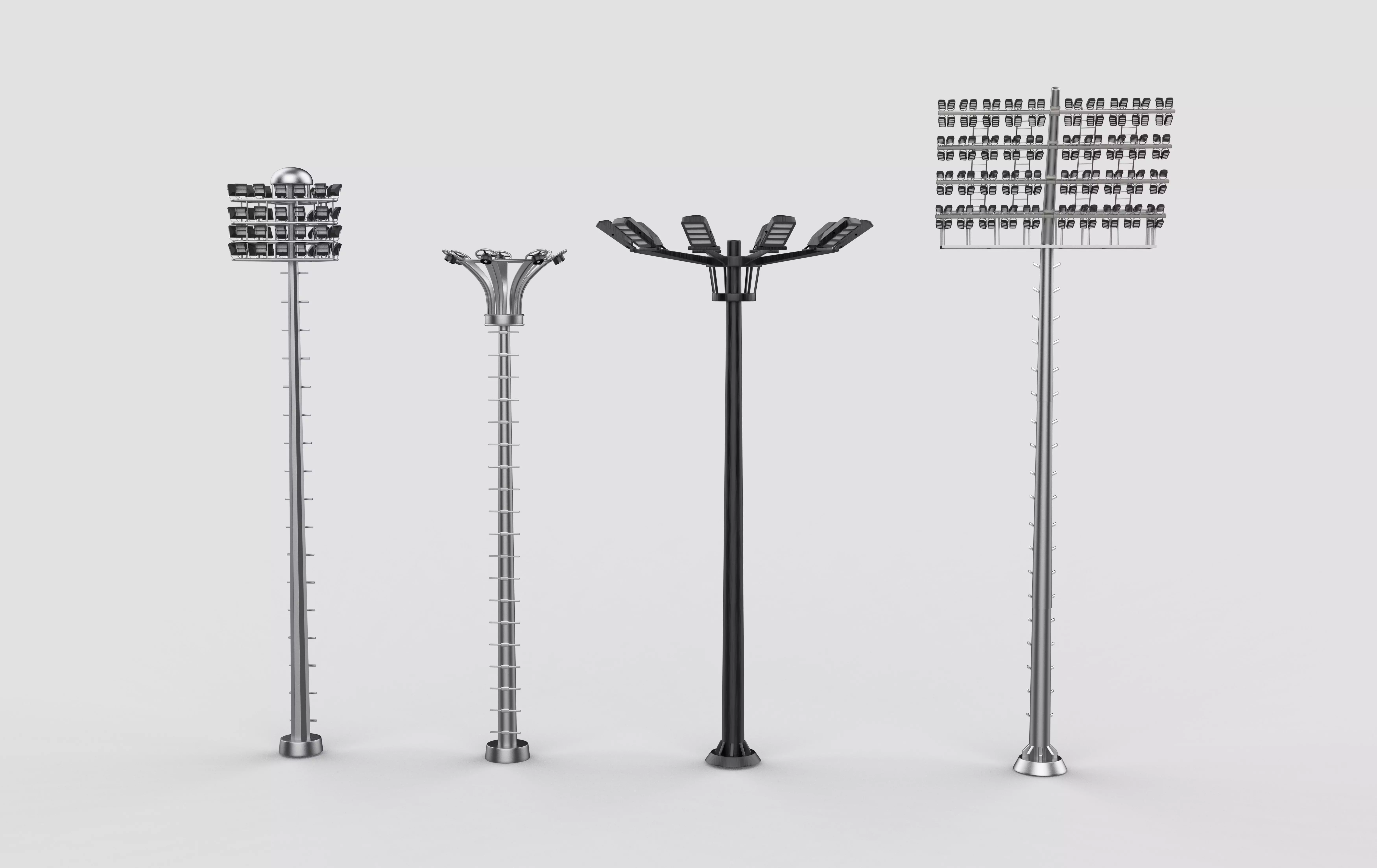 Stadium Light Tower all 3D model_3