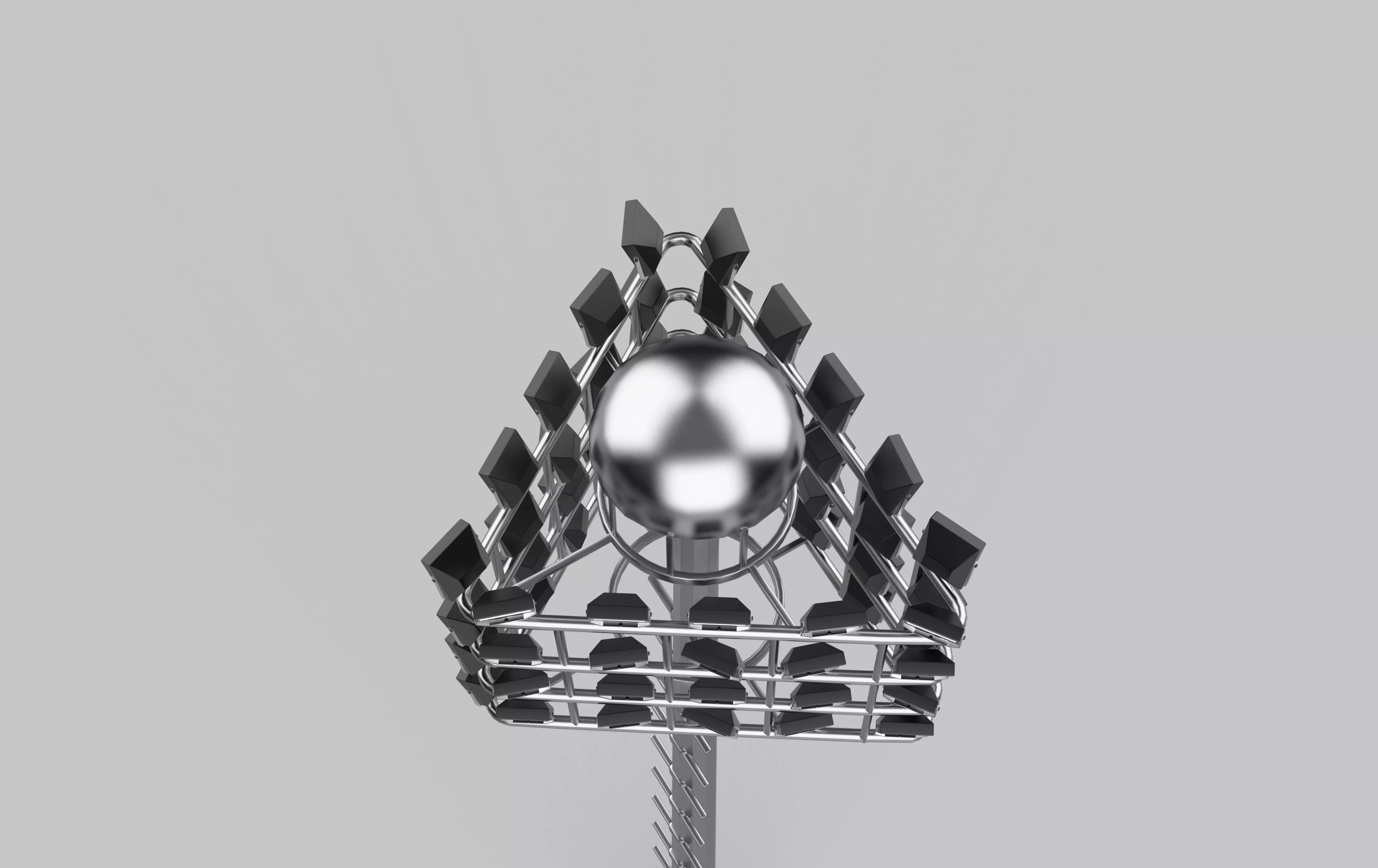 Stadium Light Tower all 3D model_6