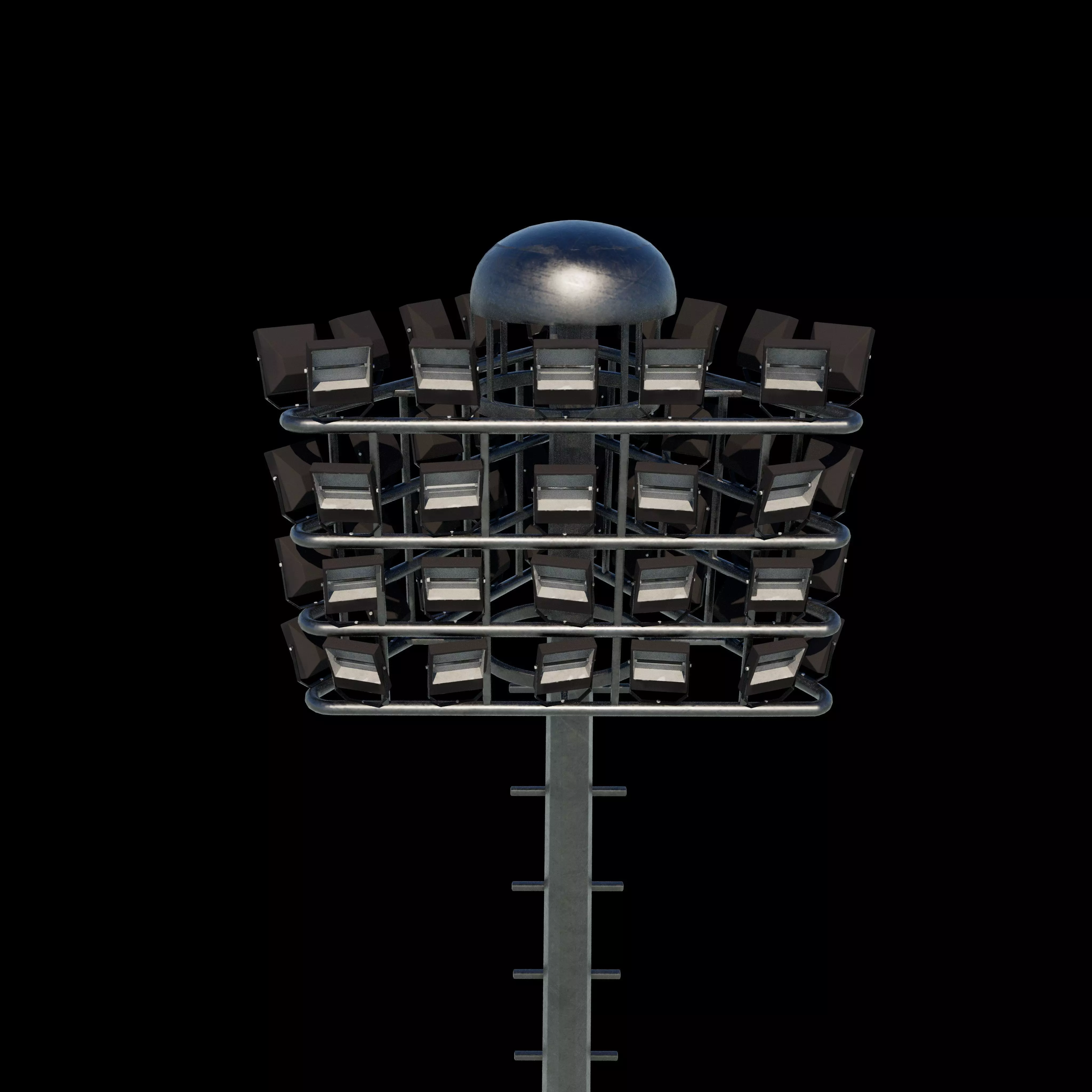 Stadium Light Tower all 3D model_24