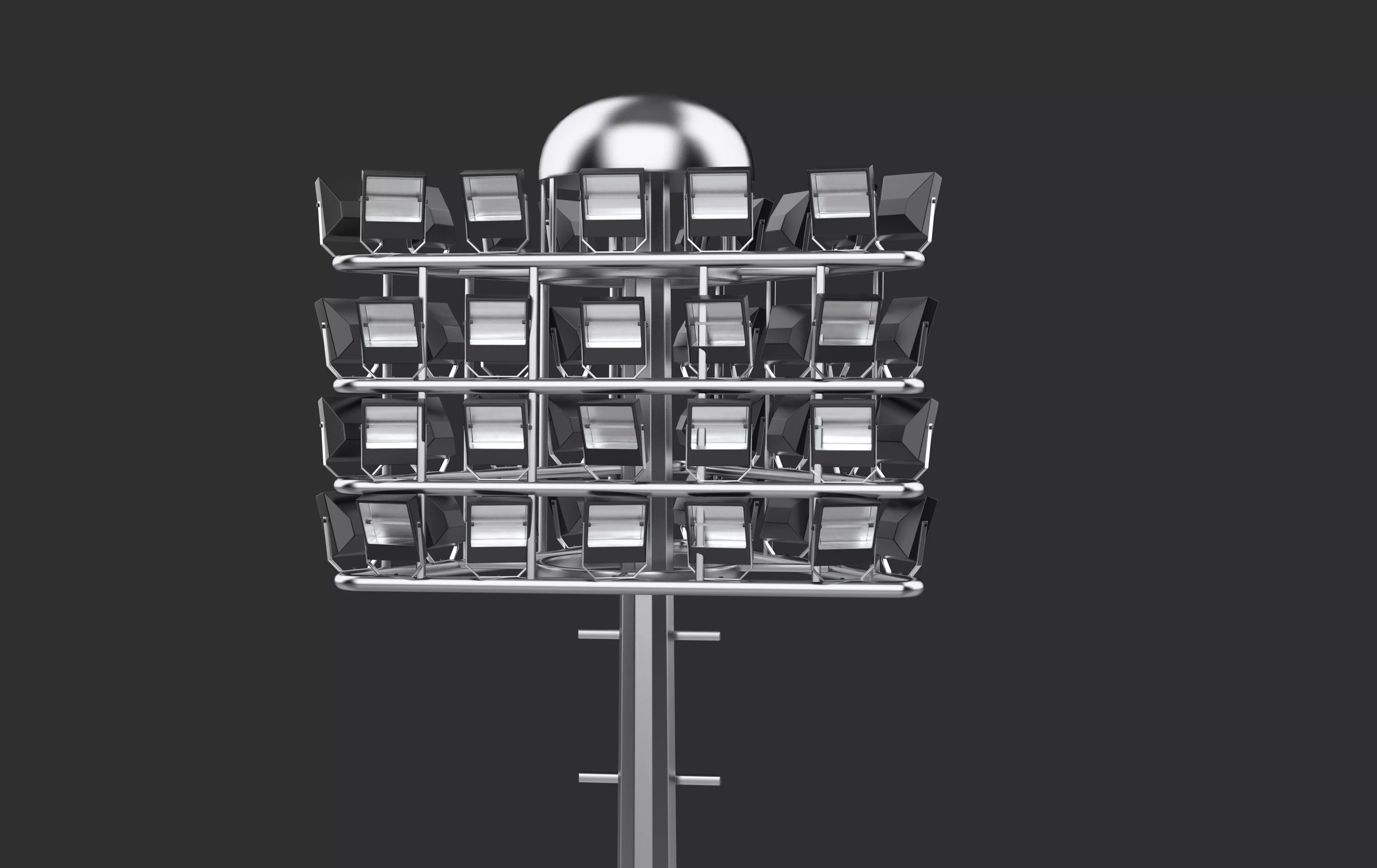 Stadium Light Tower all 3D model_7